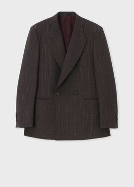 ブロークンチェック ダブルブレスト4Bジャケット