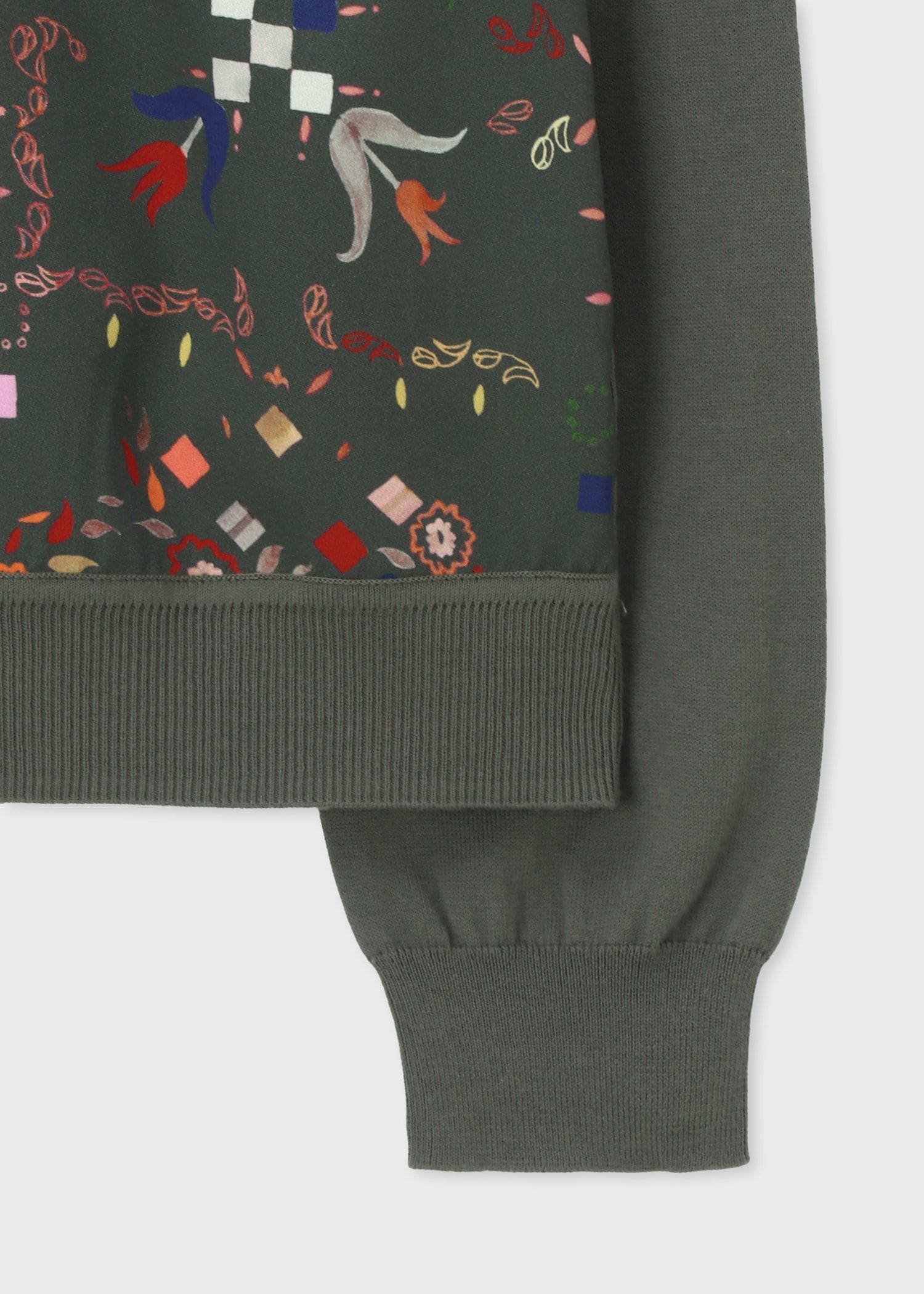 ウィメンズ "Keepsake" プリントコンビ カーディガン