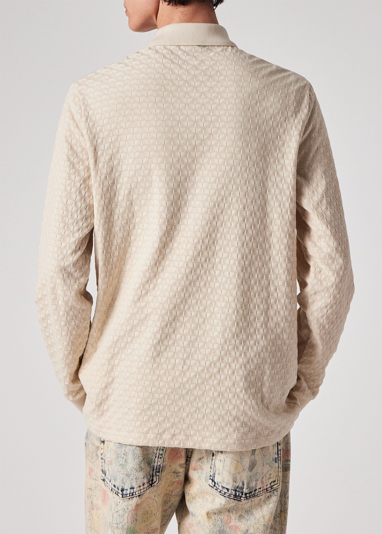 ジャカードパターン カットシャツ