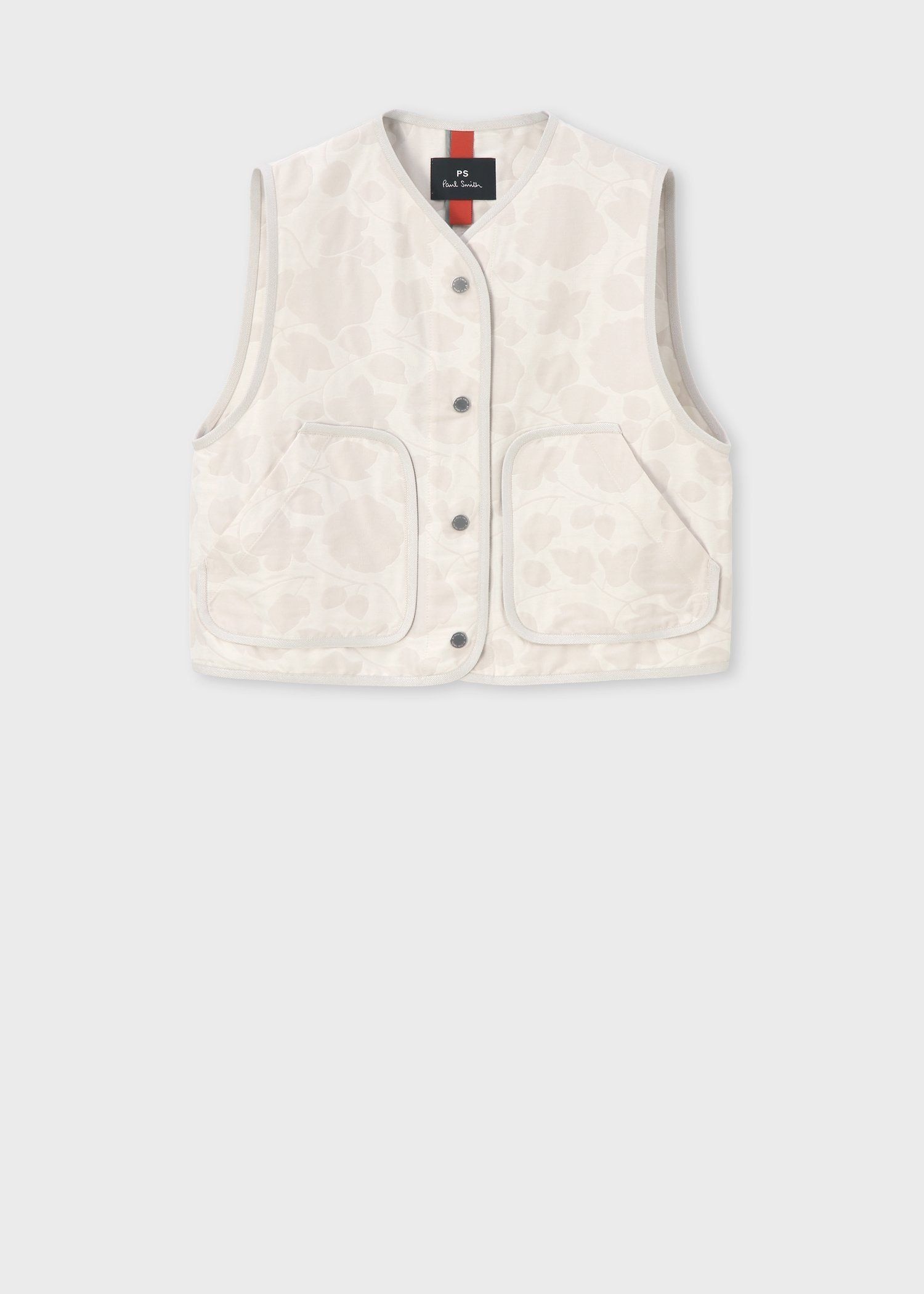 ウィメンズ "Perforated Floral" ジャカード ベスト