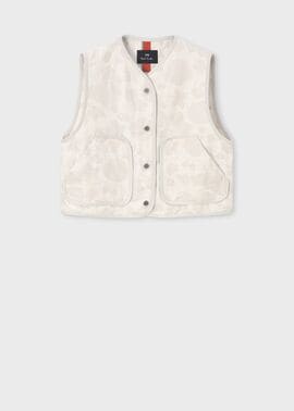 ウィメンズ "Perforated Floral" ジャカード ベスト
