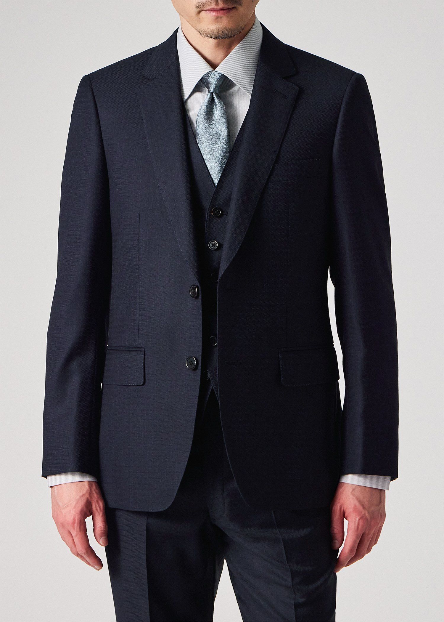 専用ポールスミスコレクション×英・BOWER ROEBUCK ストライプスーツL SOHO