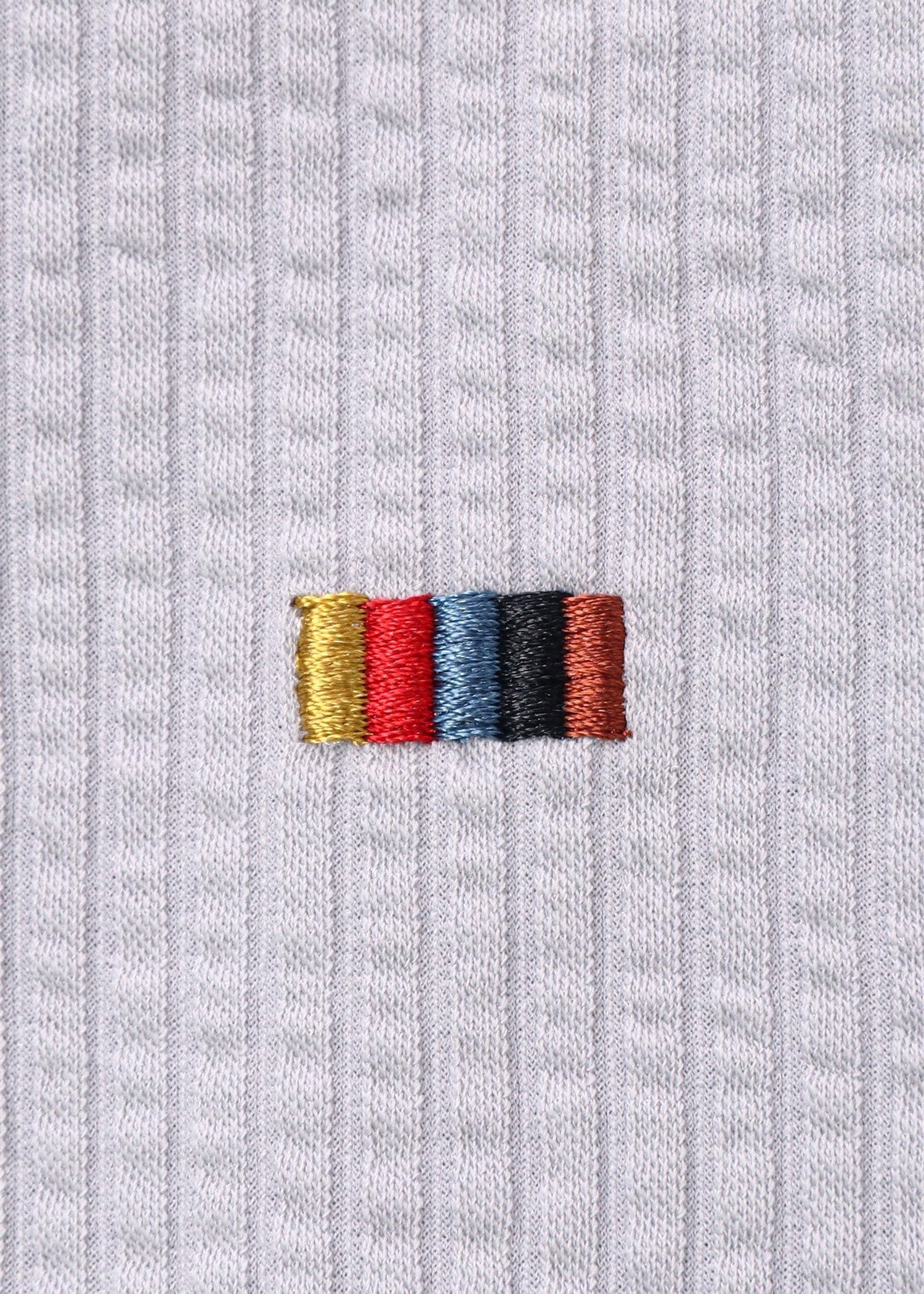 ニットサッカー ジップアップブルゾン