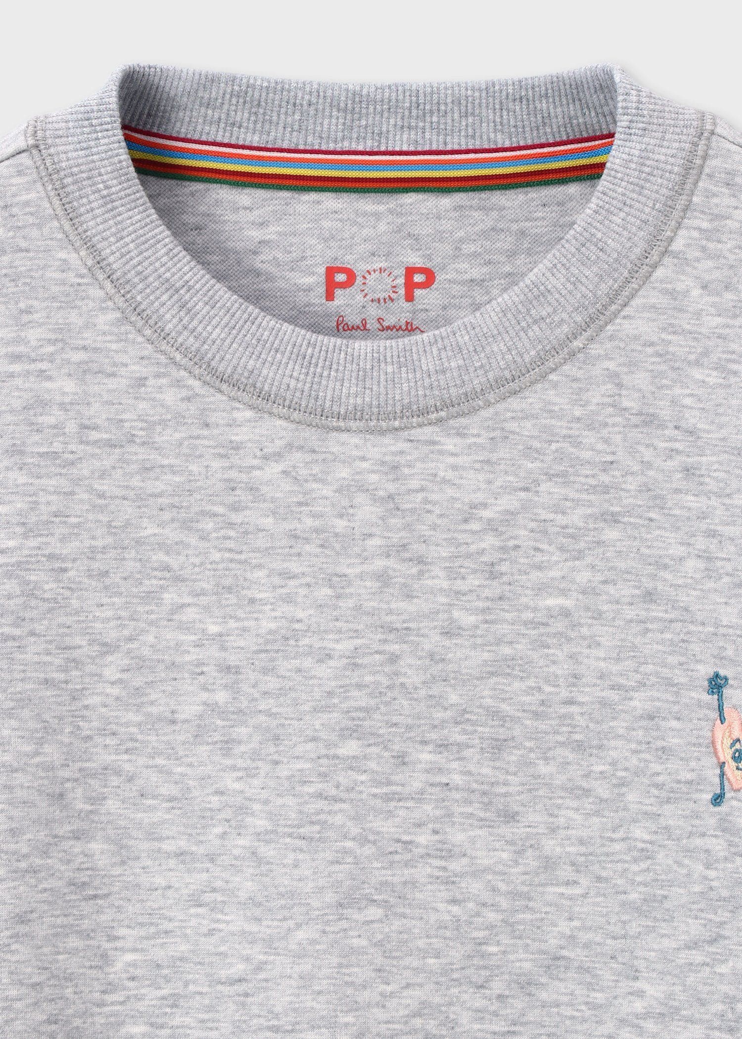 “Heart Embroidery” ダンボール ロングスリーブTシャツ