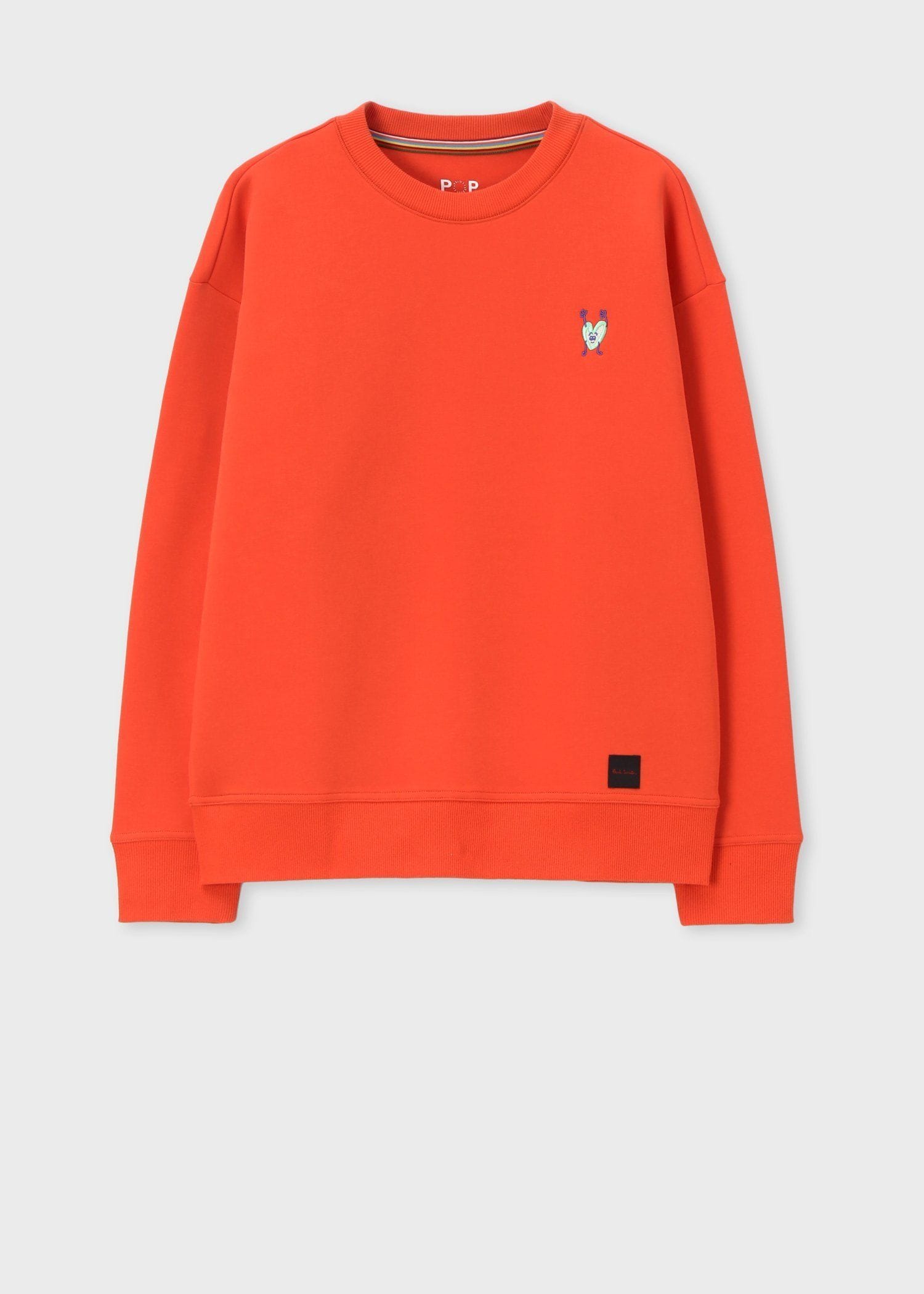 “Heart Embroidery” ダンボール ロングスリーブTシャツ