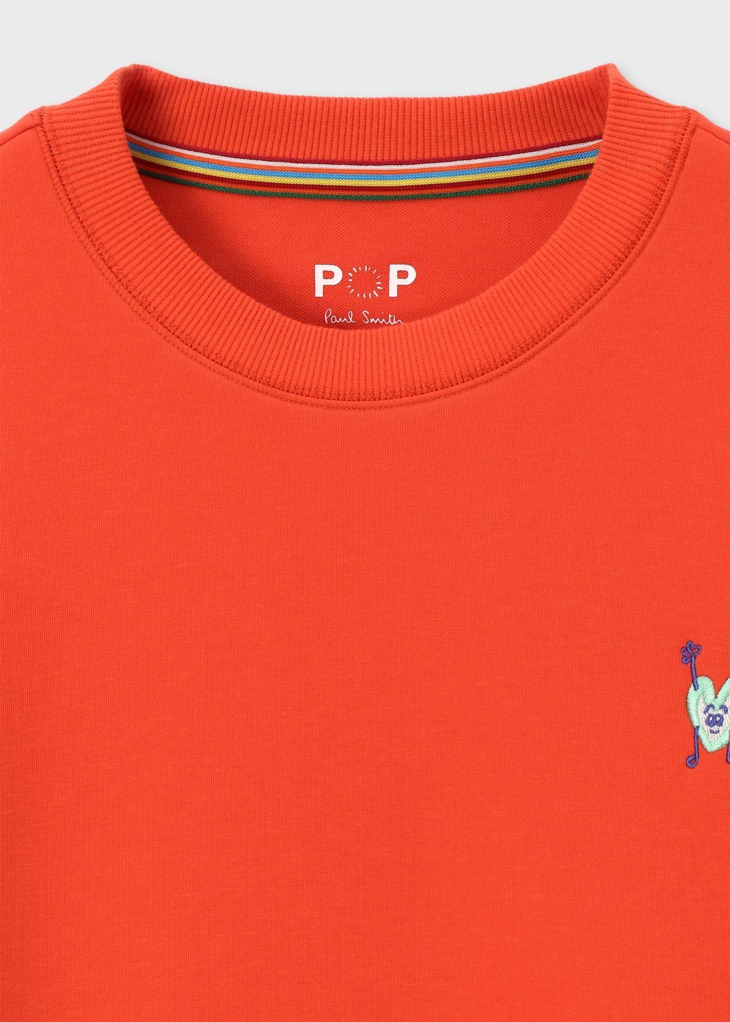 “Heart Embroidery” ダンボール ロングスリーブTシャツ