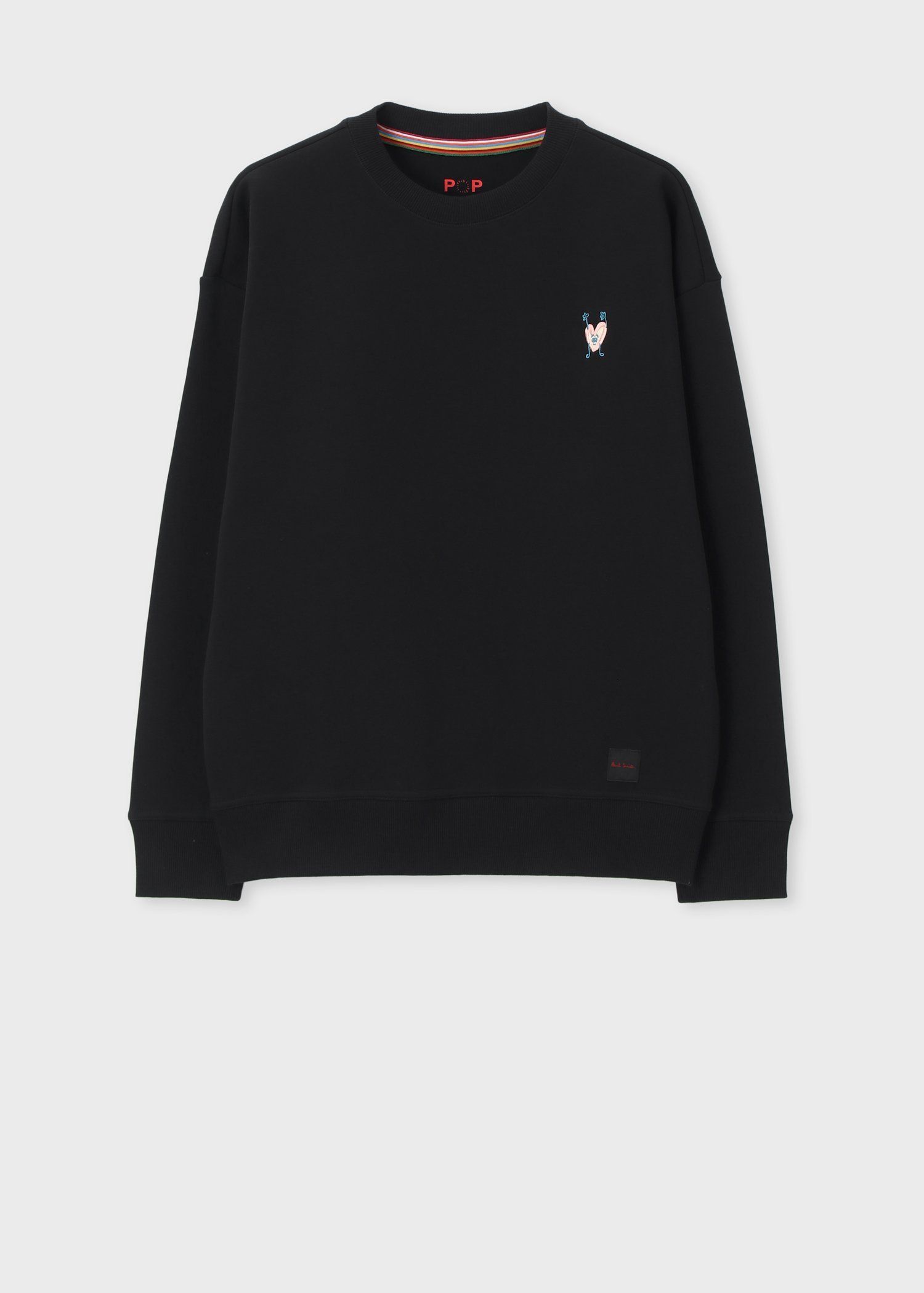 “Heart Embroidery” ダンボール ロングスリーブTシャツ