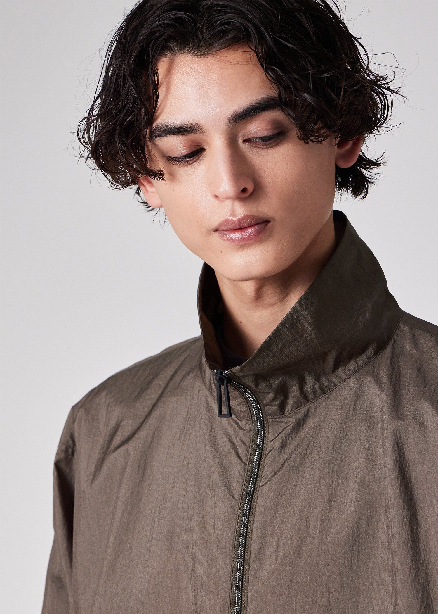 PERTEX（R） ハーフジップ スタンドブルゾン