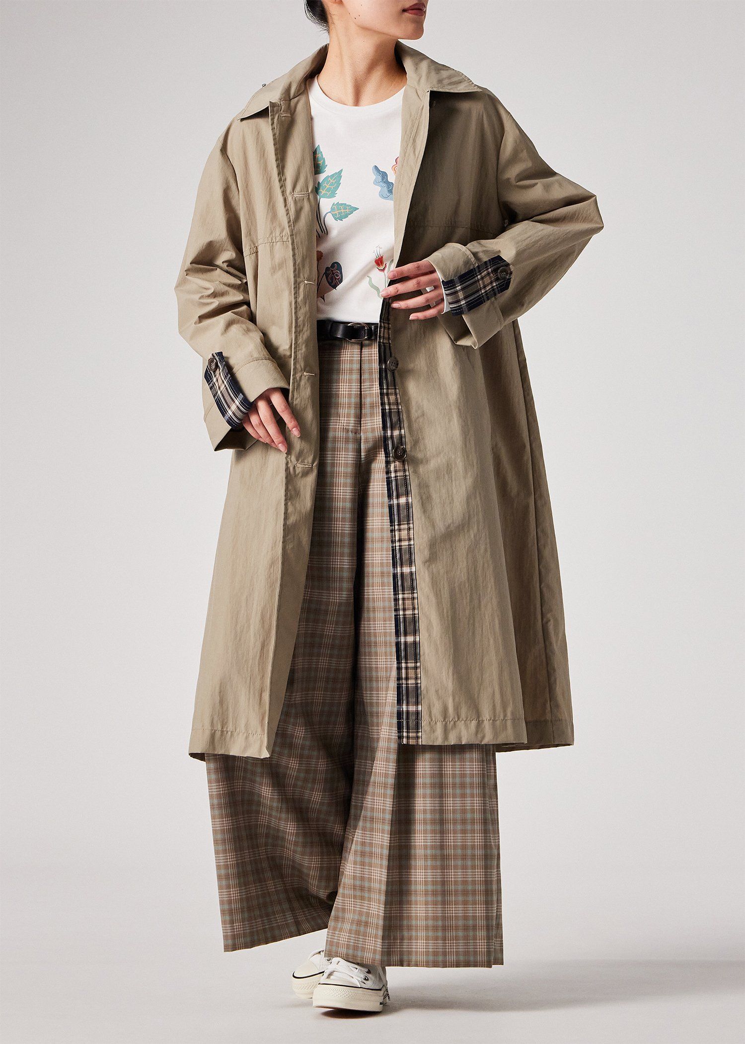 ウィメンズ タフタ スプリングコート