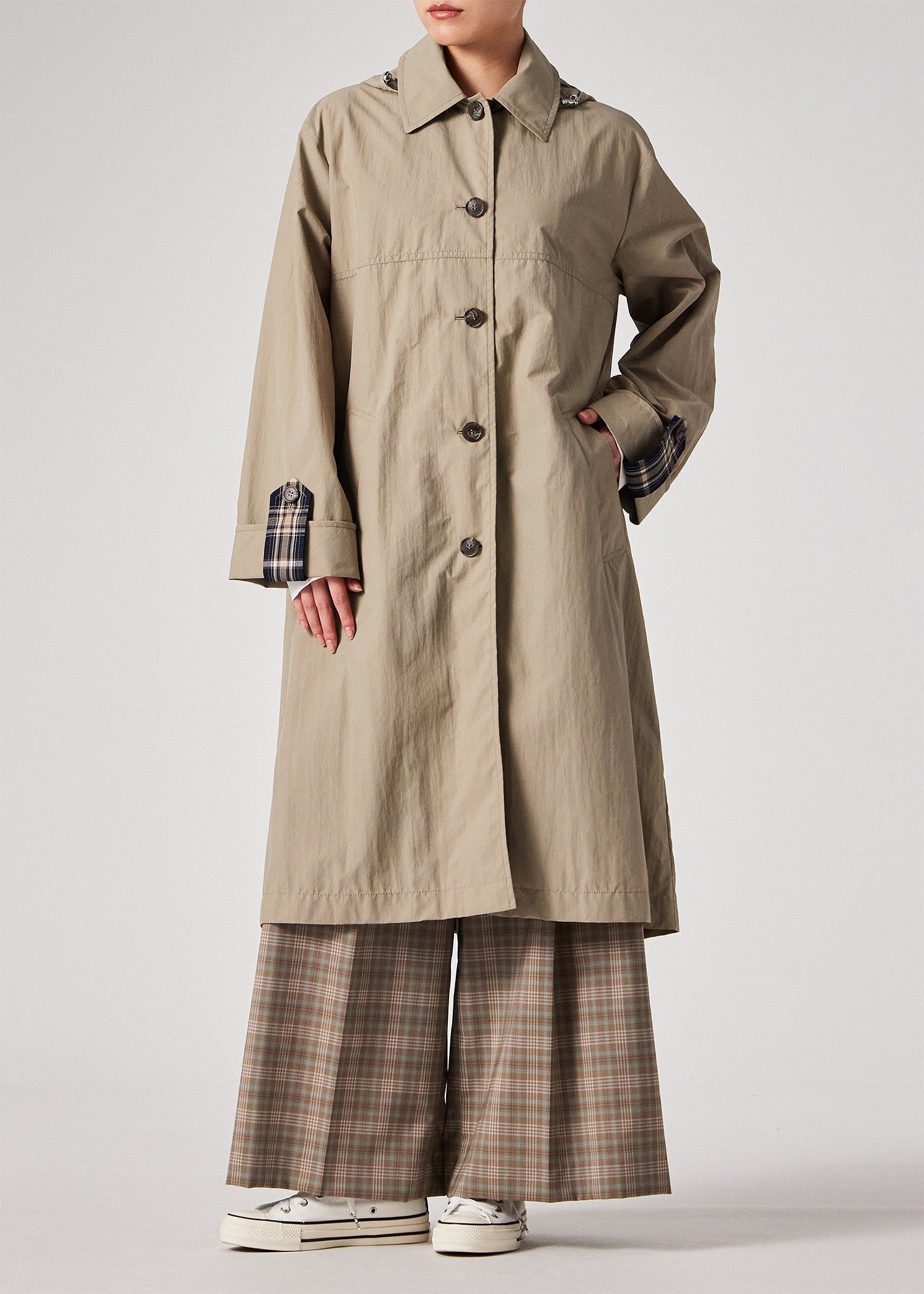 ウィメンズ タフタ スプリングコート