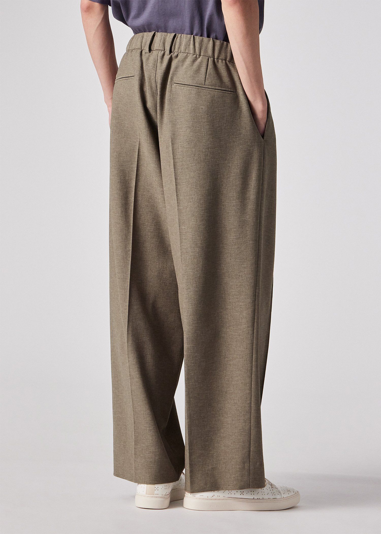 RIRANCHA（R） タックワイドパンツ