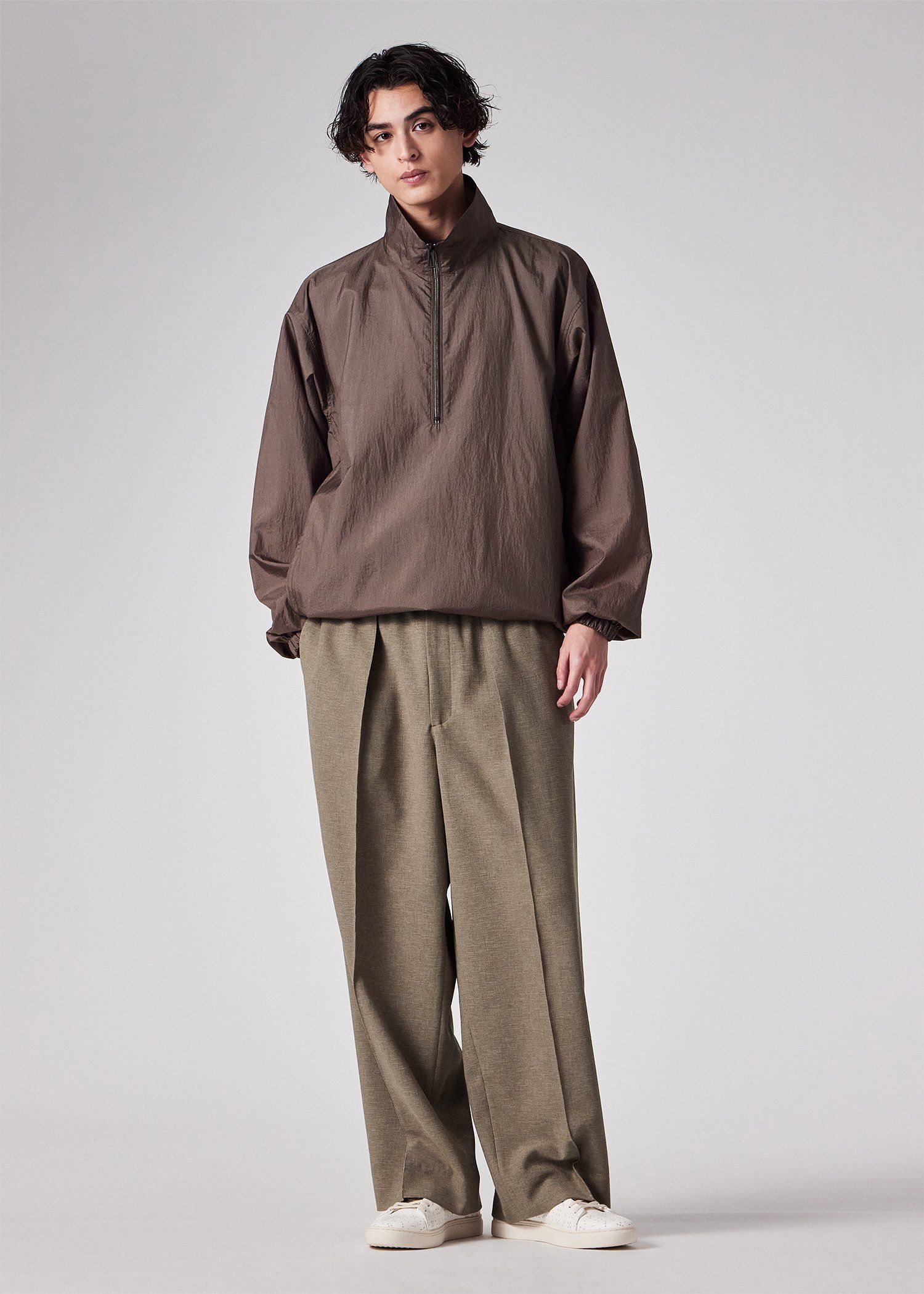 RIRANCHA（R） タックワイドパンツ