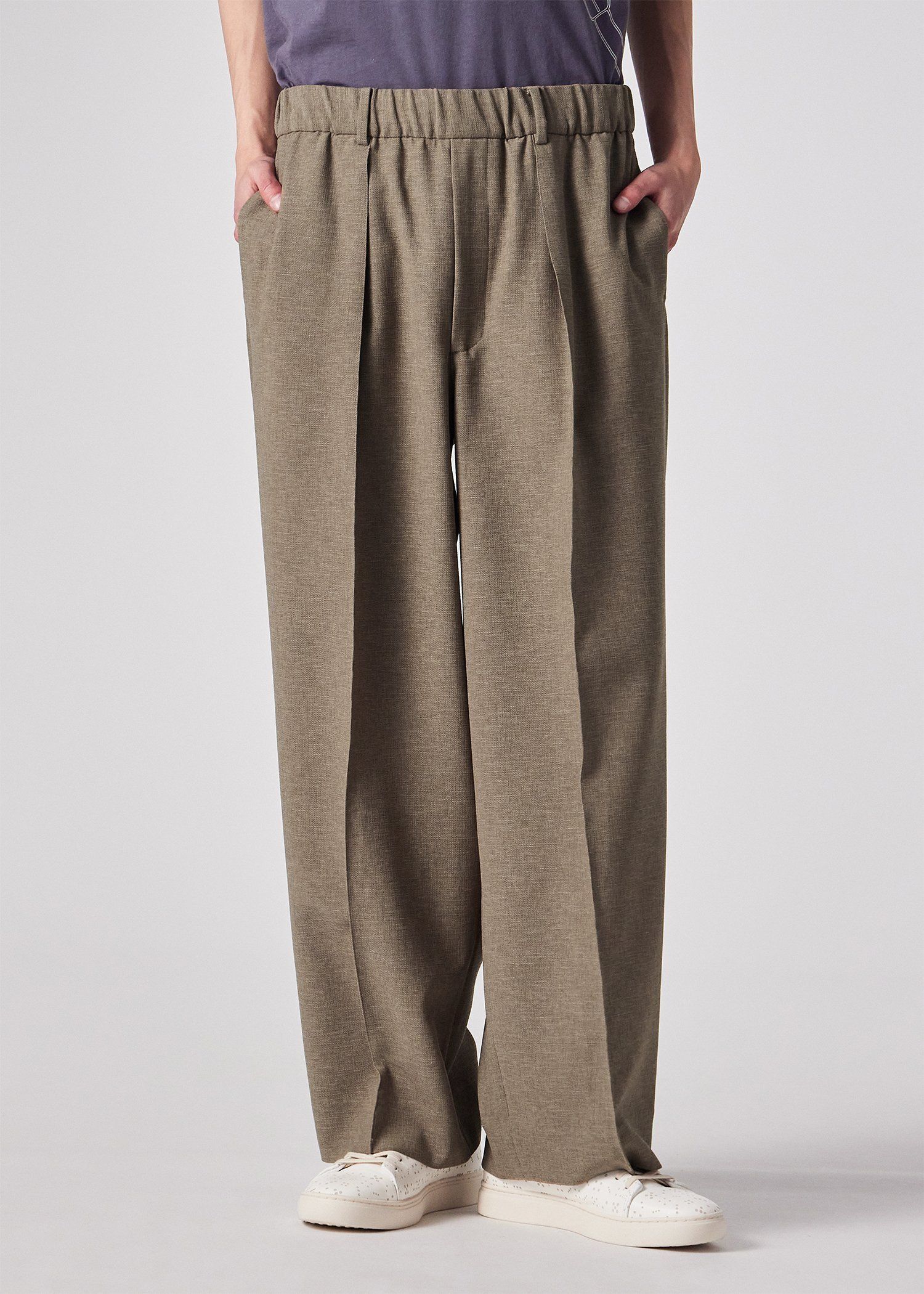 RIRANCHA（R） タックワイドパンツ