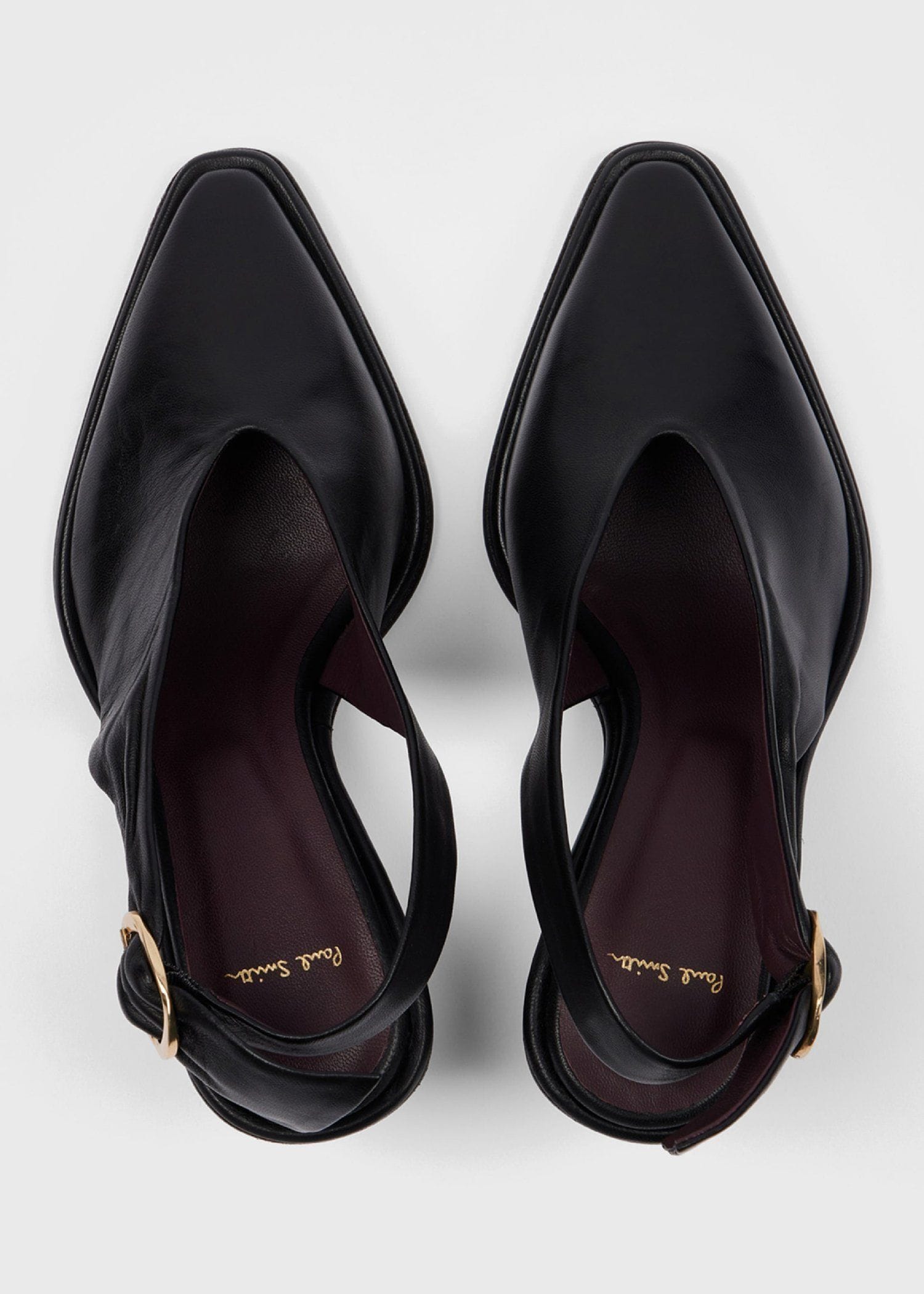 ウィメンズ ツイストバックル スリングバック パンプス