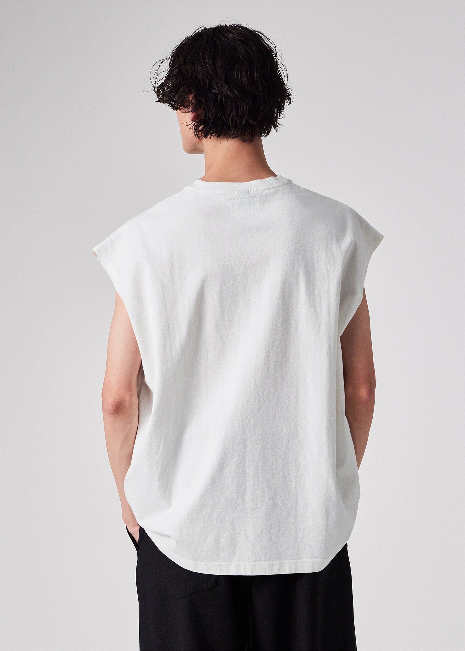 ヴィンテージライク ノースリーブＴシャツ