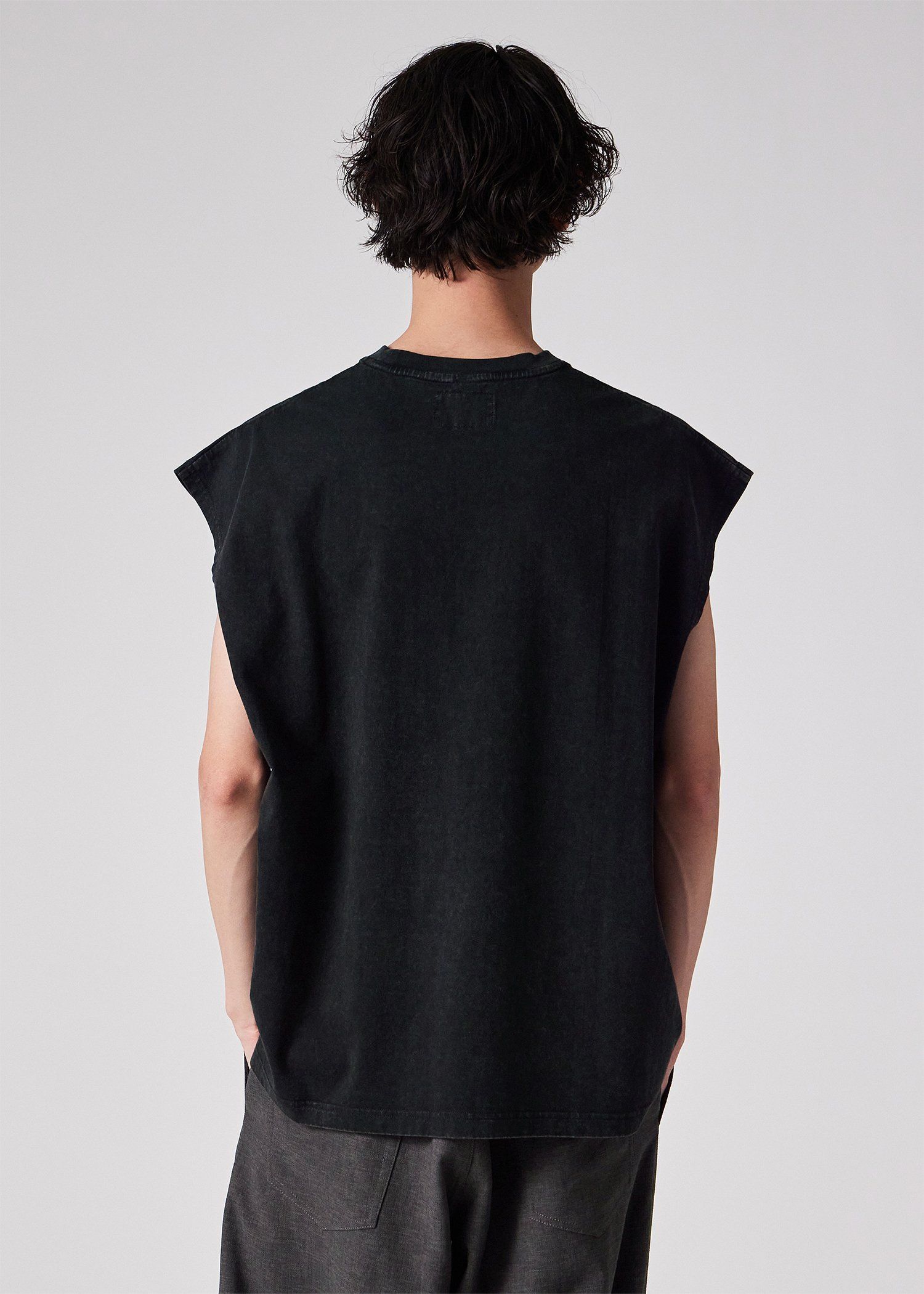 ヴィンテージライク ノースリーブＴシャツ