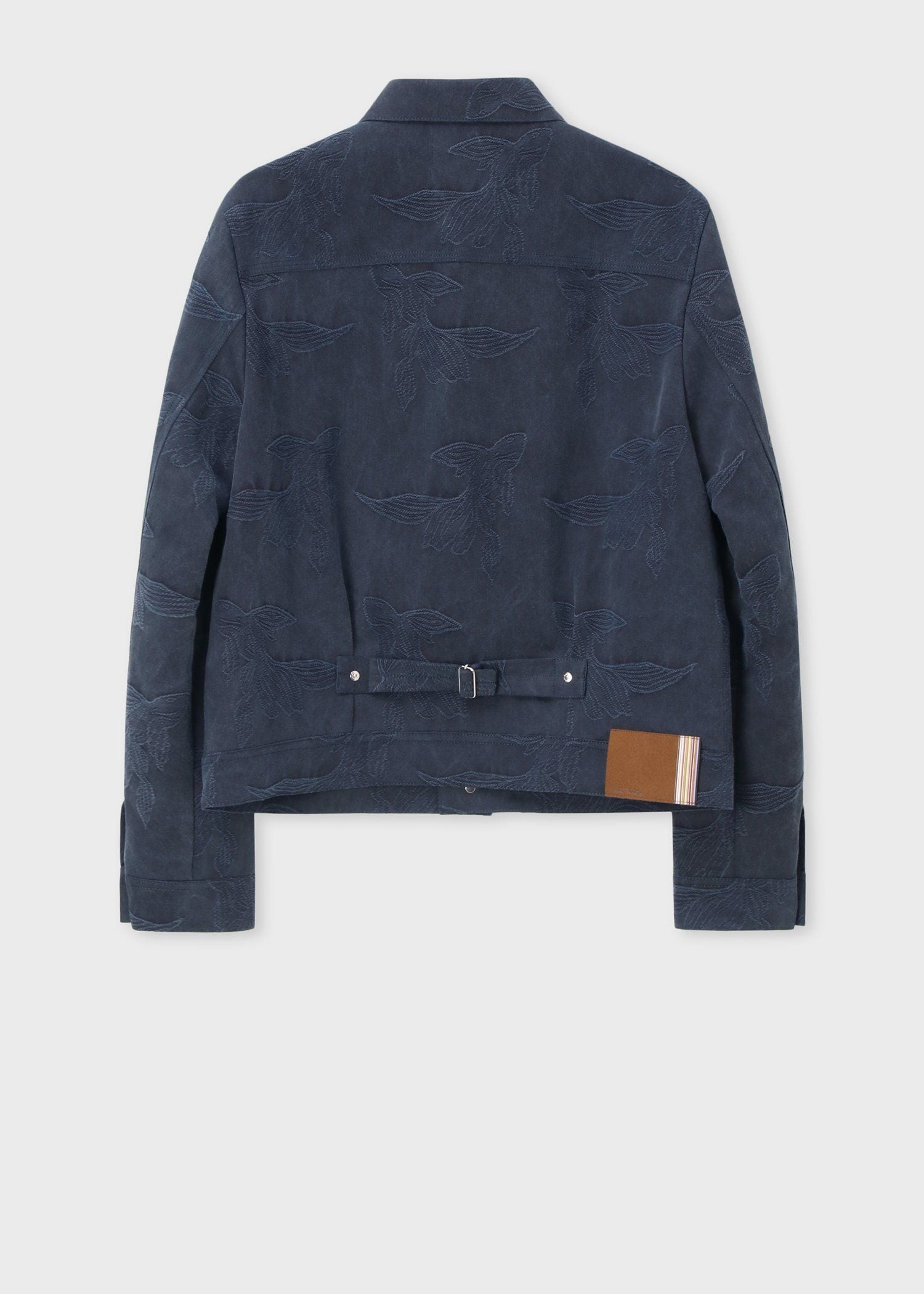 Paul Smith 羊革のショートコートM アシンメトリーポケット レザー ブルゾン ｜ポール・スミス