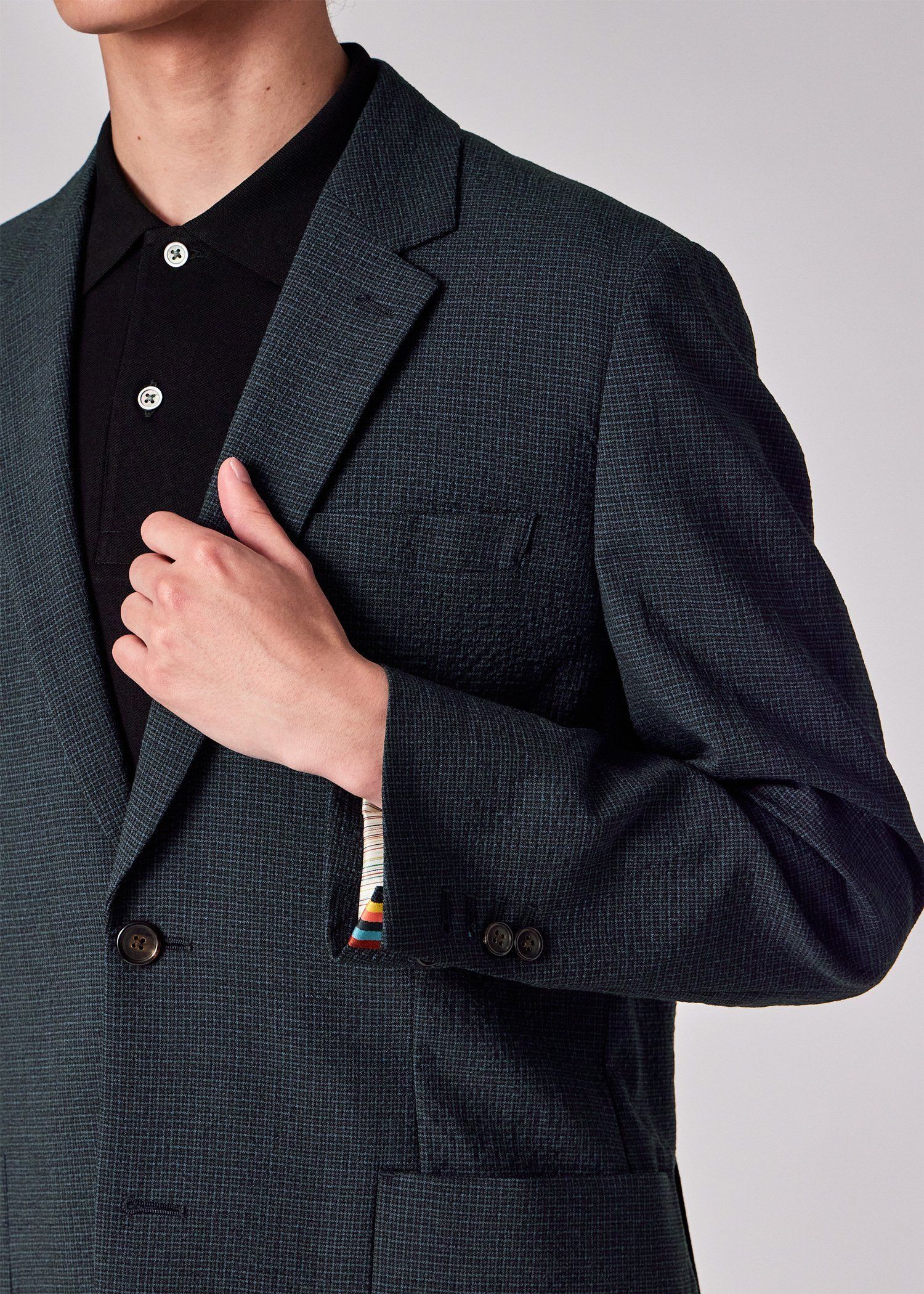 ウールシアサッカー シングル2B ジャケット