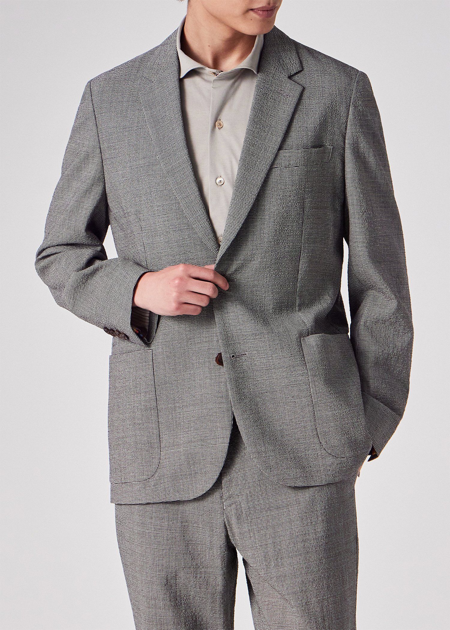 ウールシアサッカー シングル2B ジャケット