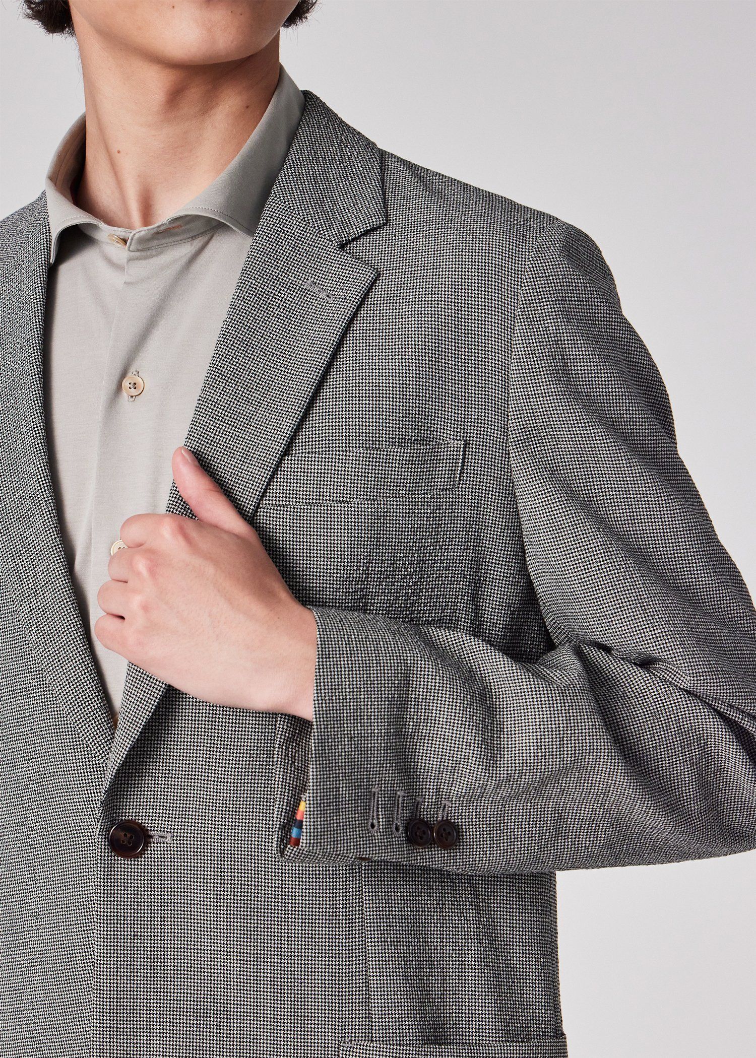 ウールシアサッカー シングル2B ジャケット