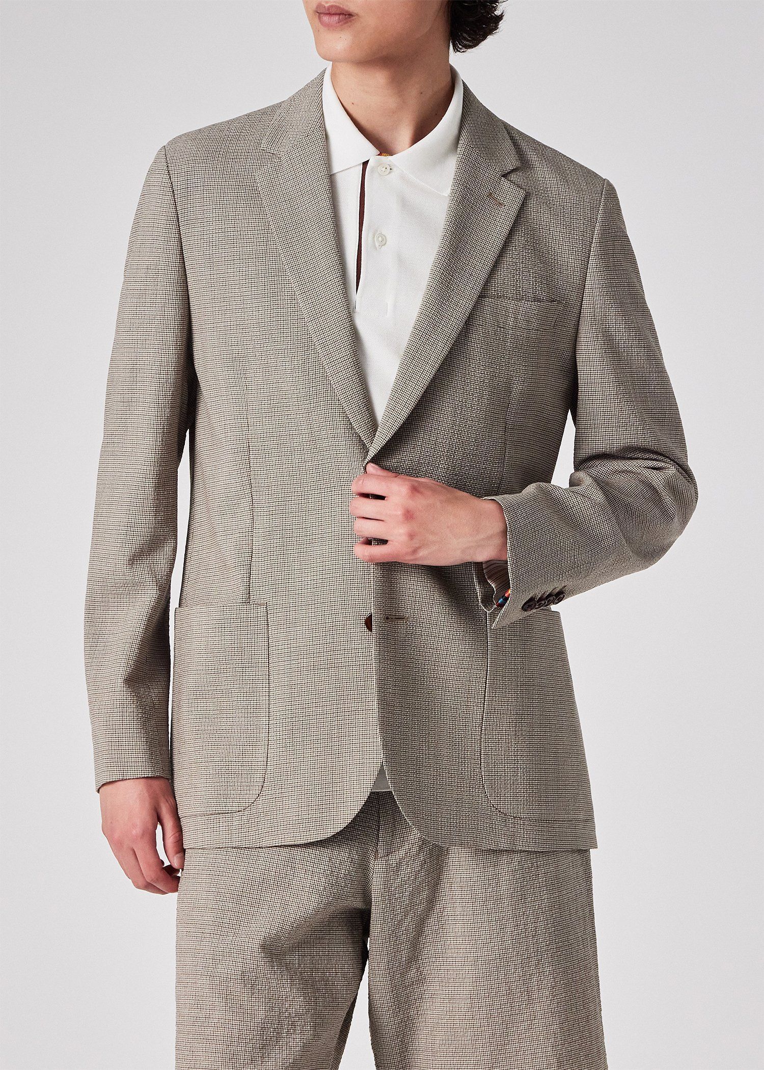 ウールシアサッカー シングル2B ジャケット