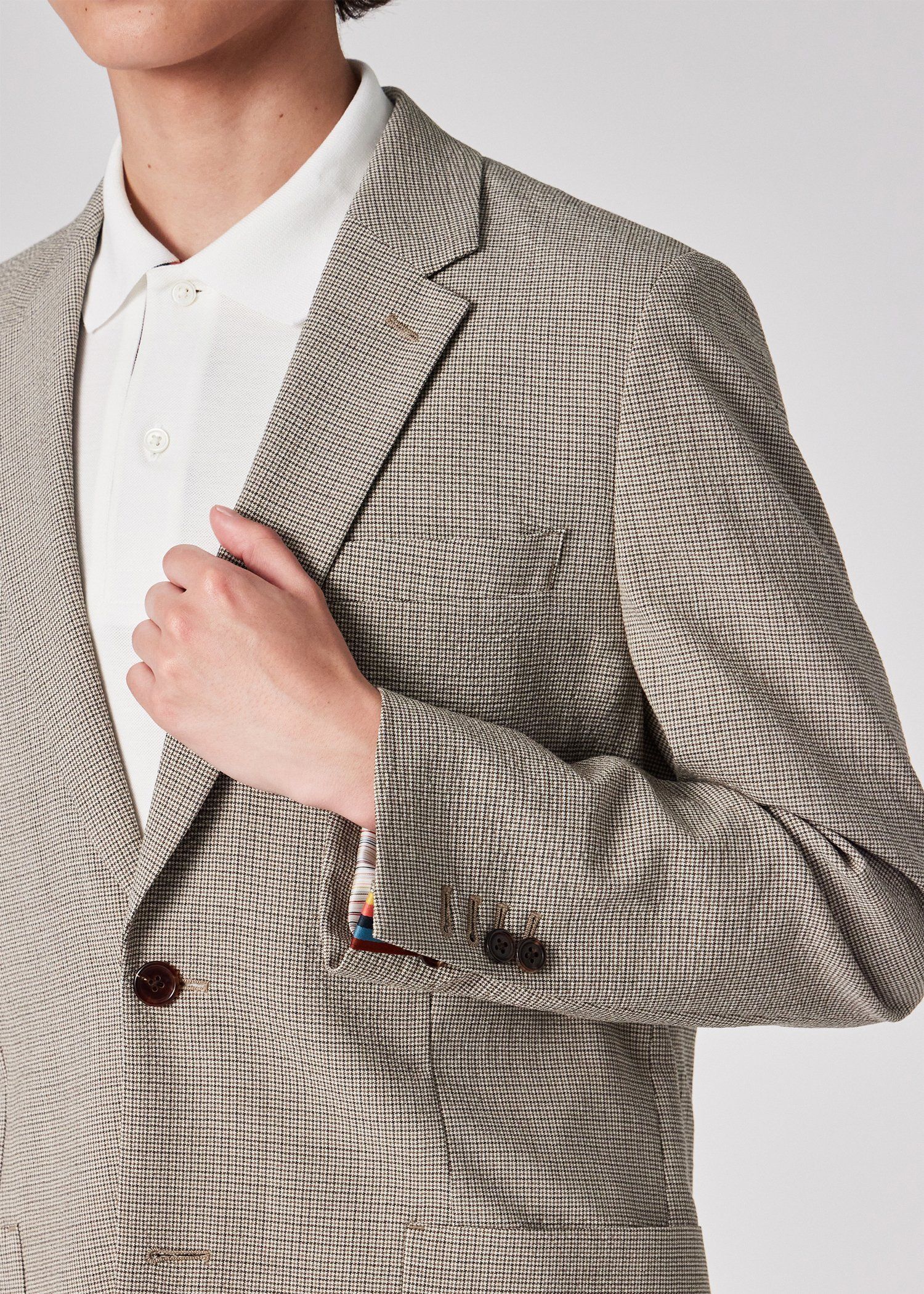 ウールシアサッカー シングル2B ジャケット