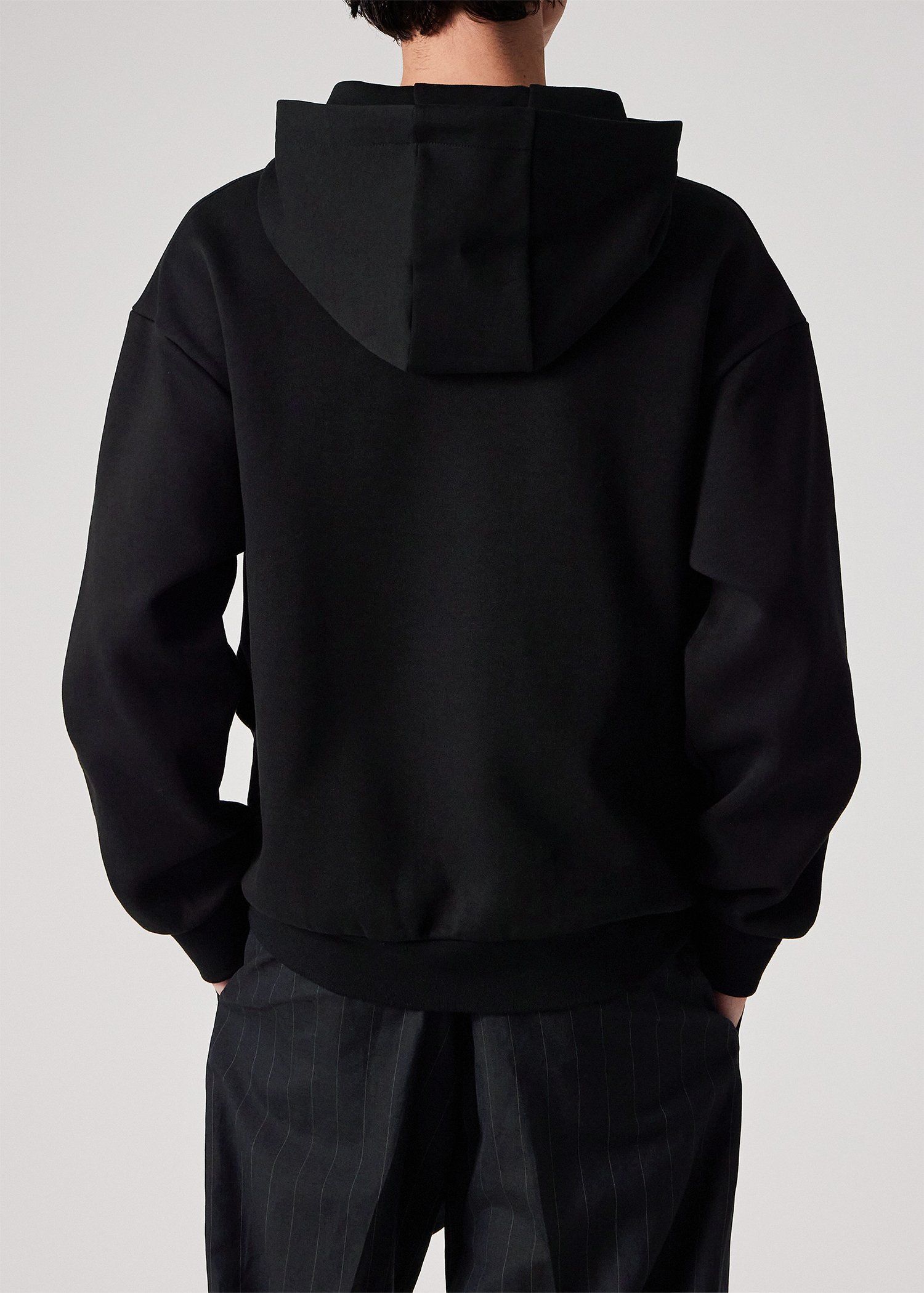 "Cropped Logo" ダンボールニット パーカ