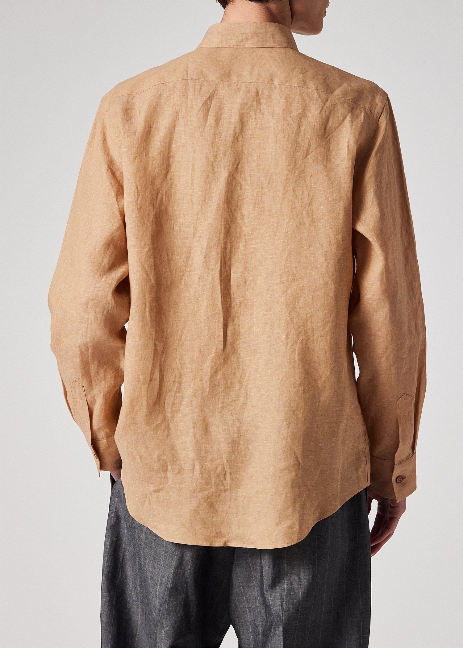 "La Peche" リネン 長袖シャツ