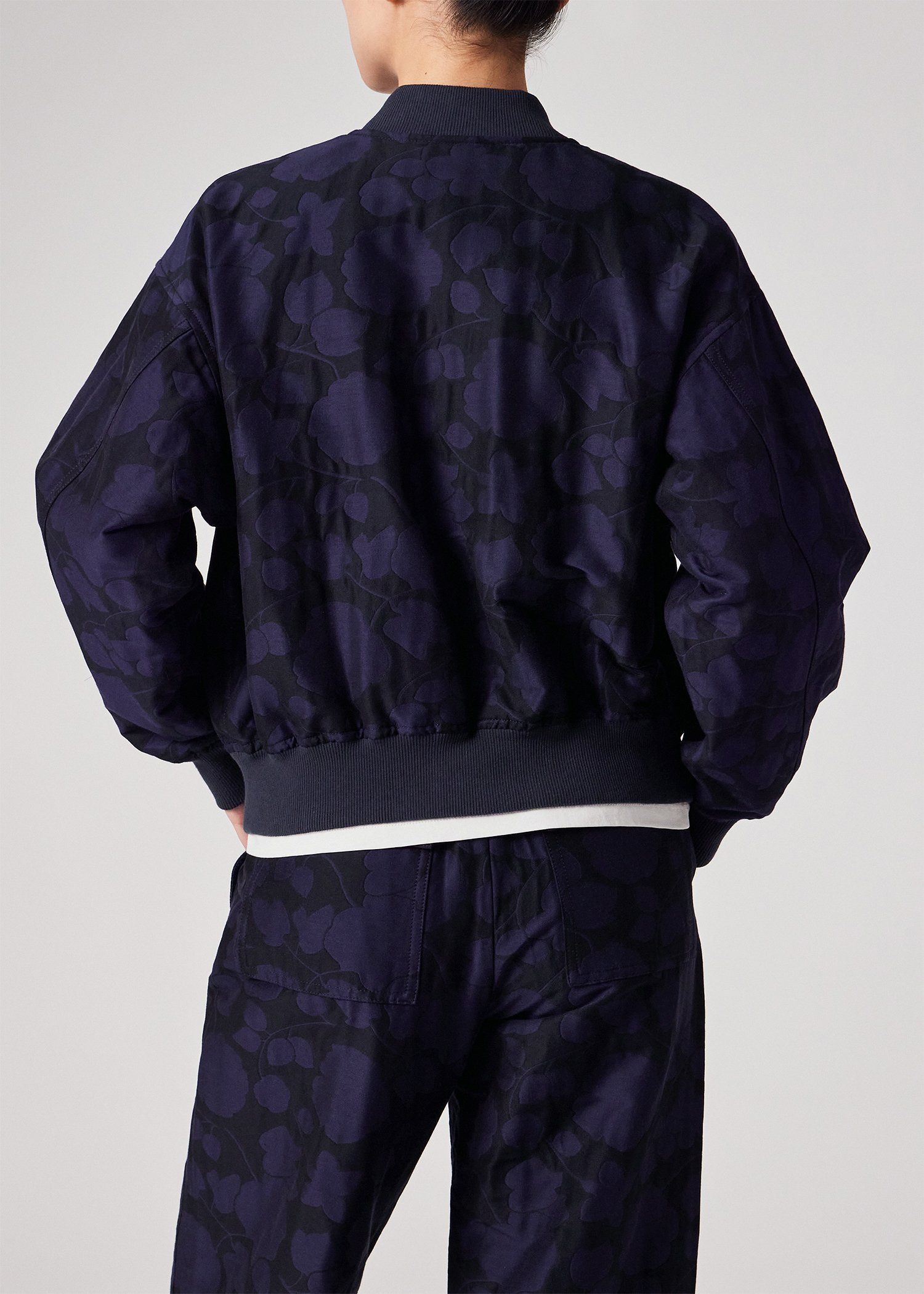 ウィメンズ "Perforated Floral" ジャカード ブルゾン 