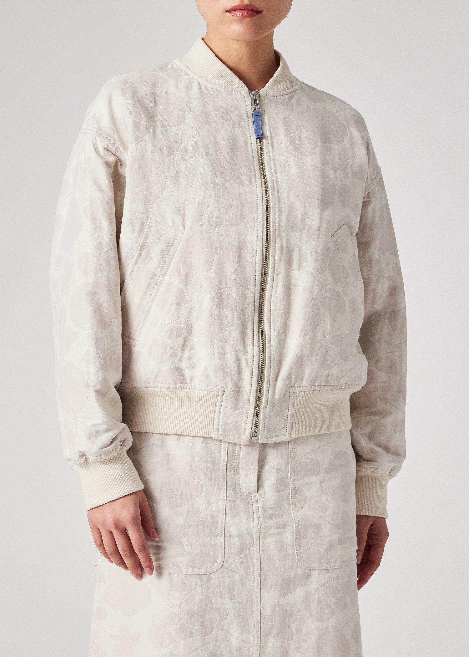 ウィメンズ "Perforated Floral" ジャカード ブルゾン 