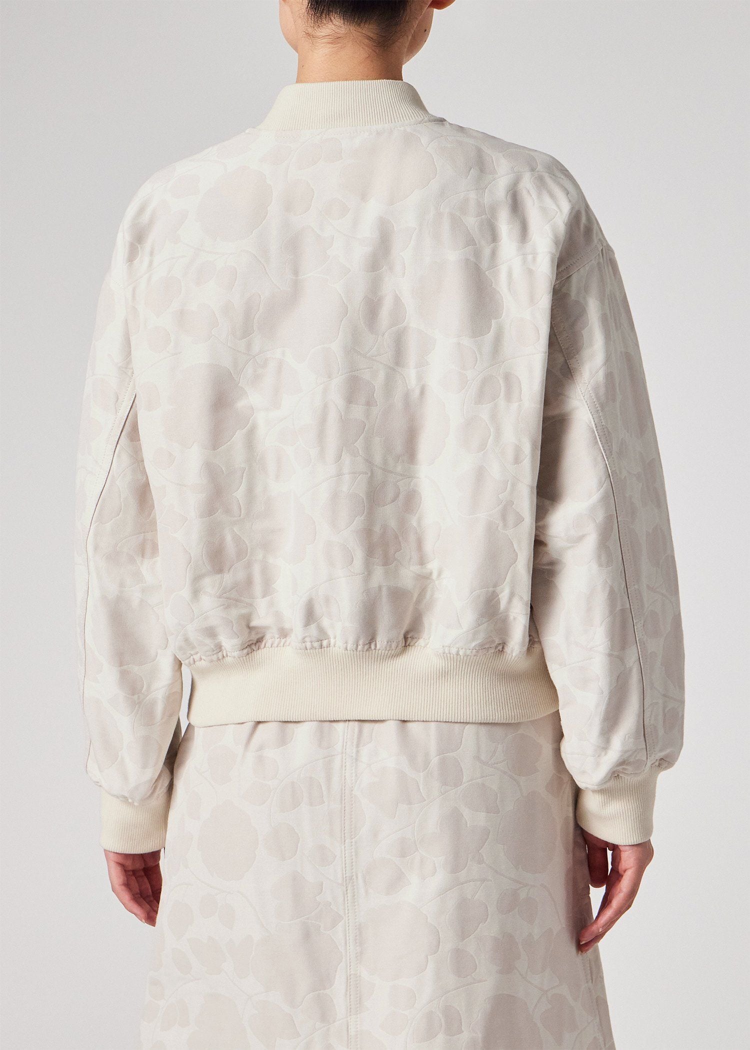 ウィメンズ "Perforated Floral" ジャカード ブルゾン 