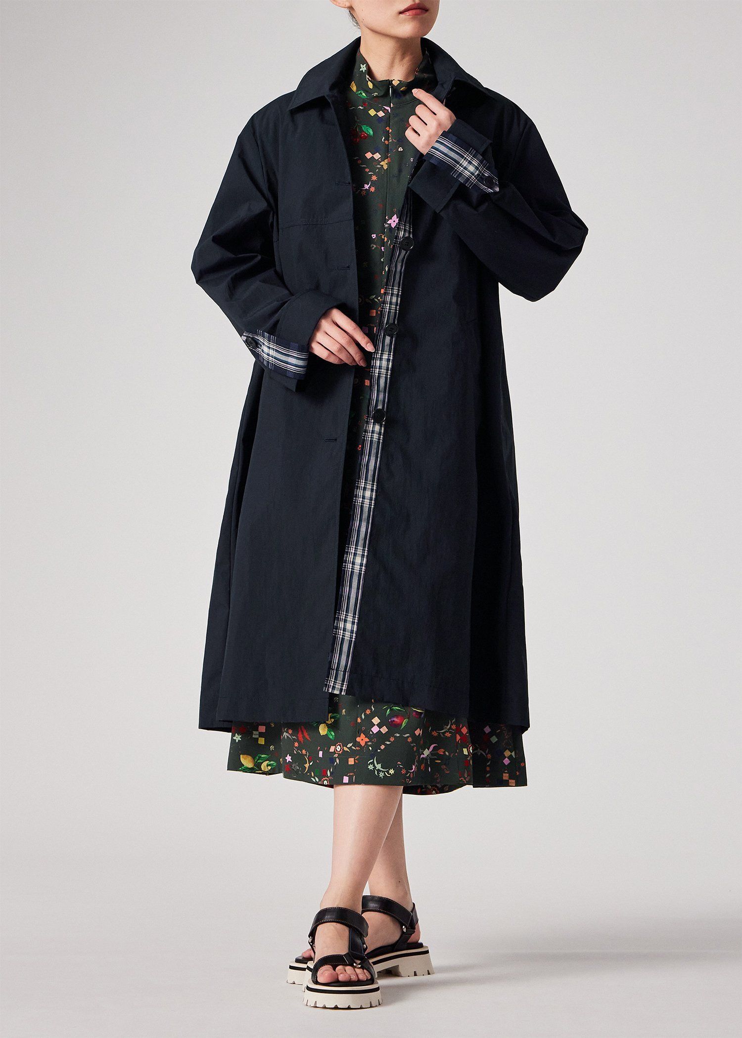 ウィメンズ タフタ スプリングコート