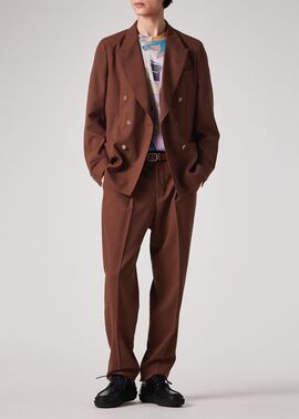 【Paul Smith】ポールスミス ダブルブレスト　セットアップ ファインホップサック ダブルブレストジャケット ｜ポール・スミス