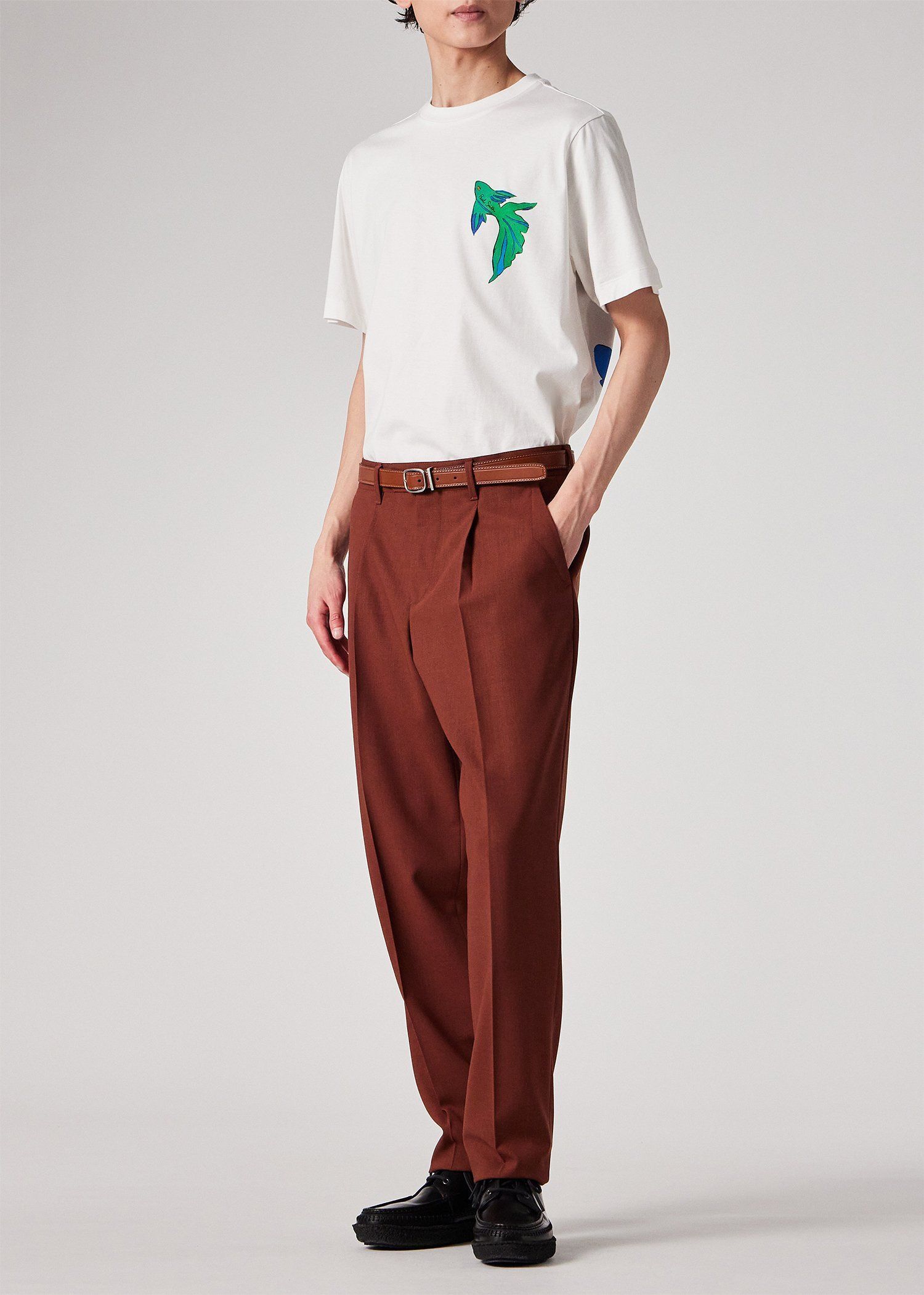 "River Collage" 半袖Tシャツ