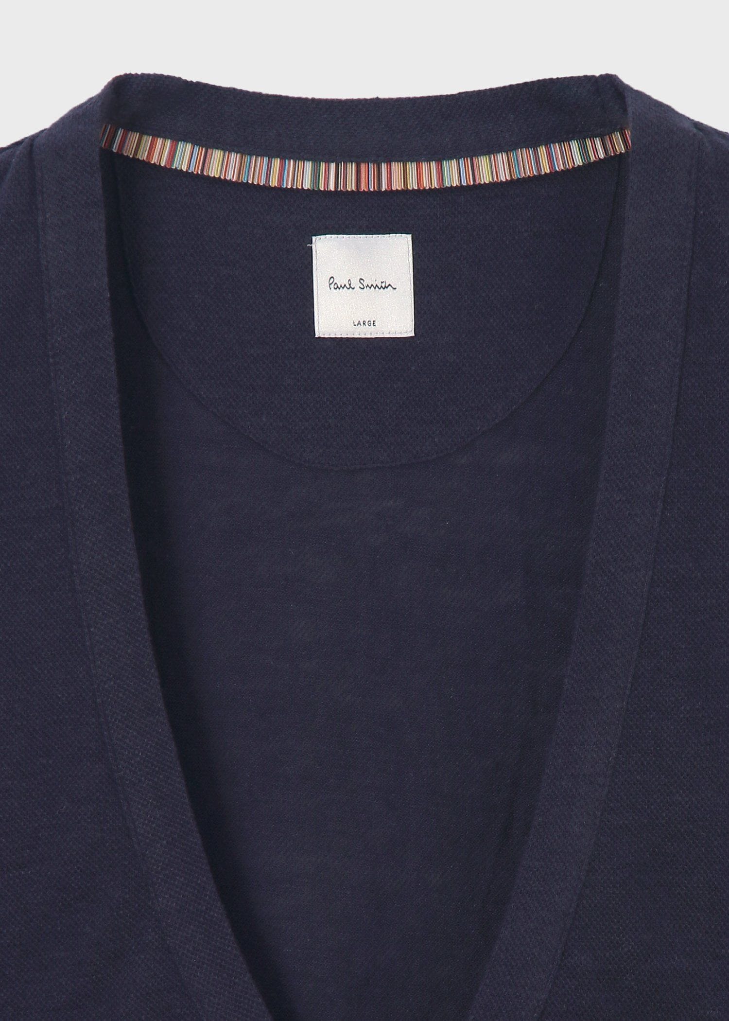 カラーリネン 鹿の子 カーディガン