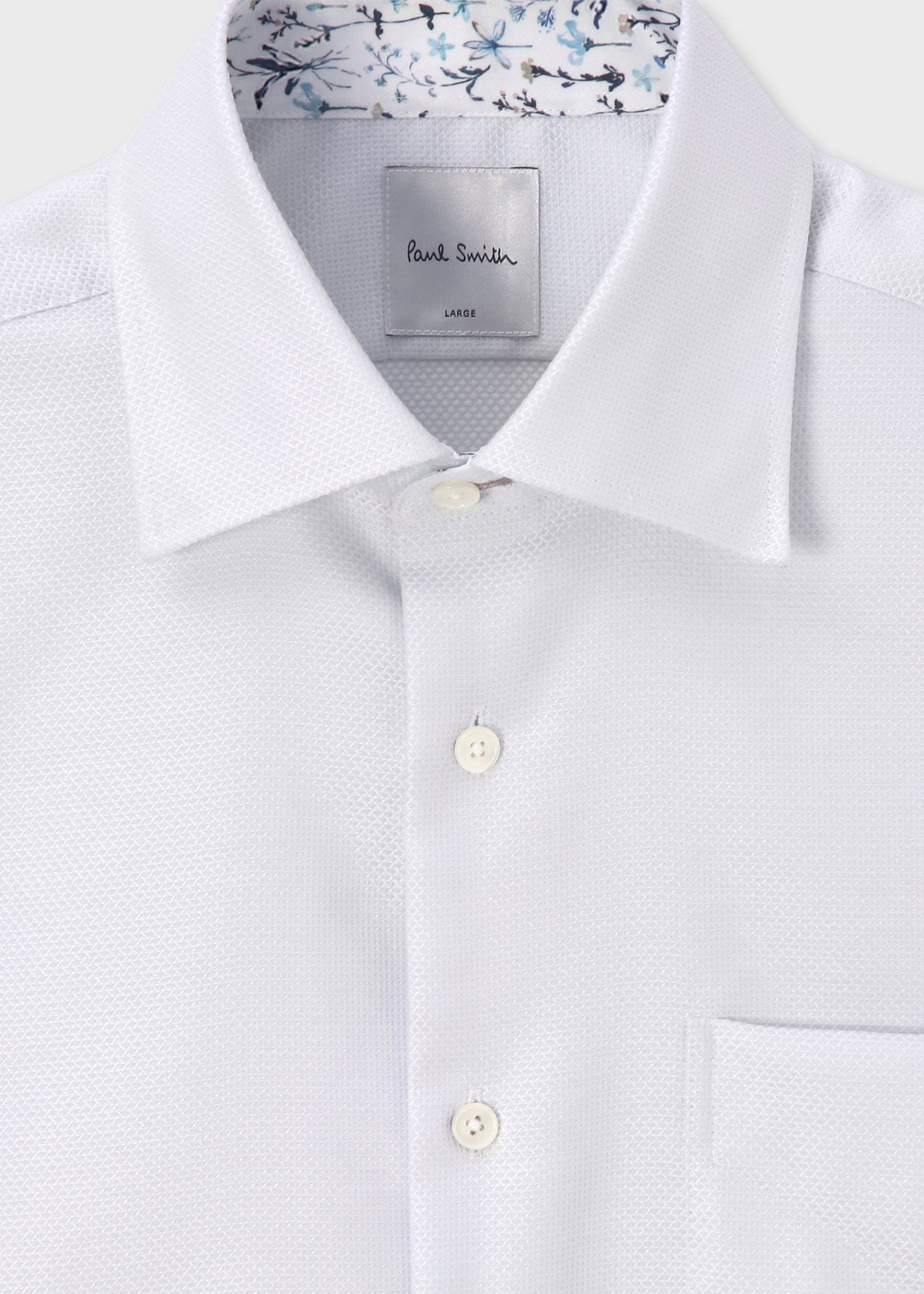 "Woven Pattern"ドレスシャツ