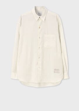 "Cropped Logo" オーバーシルエット シャツ