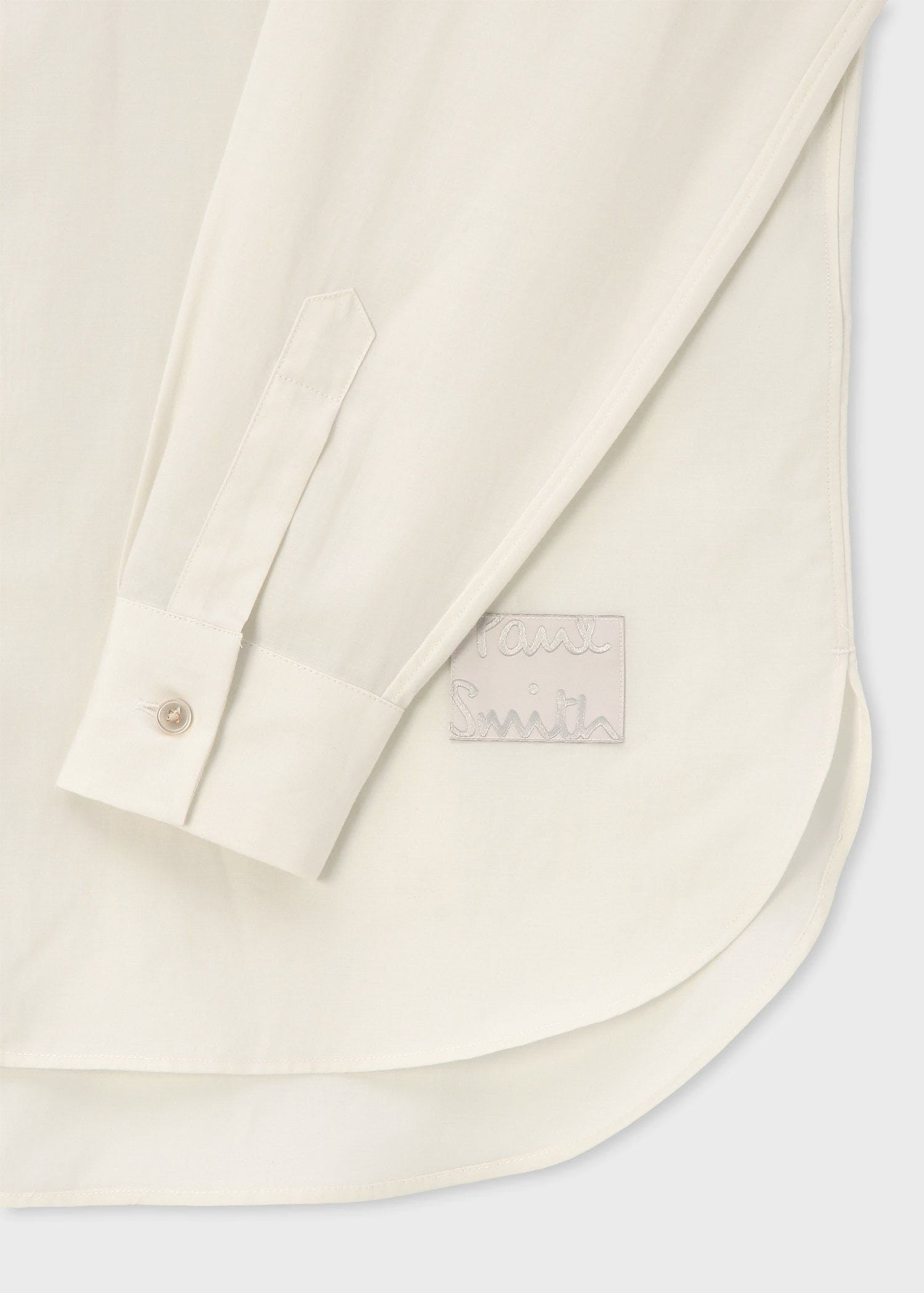 "Cropped Logo" オーバーシルエット シャツ