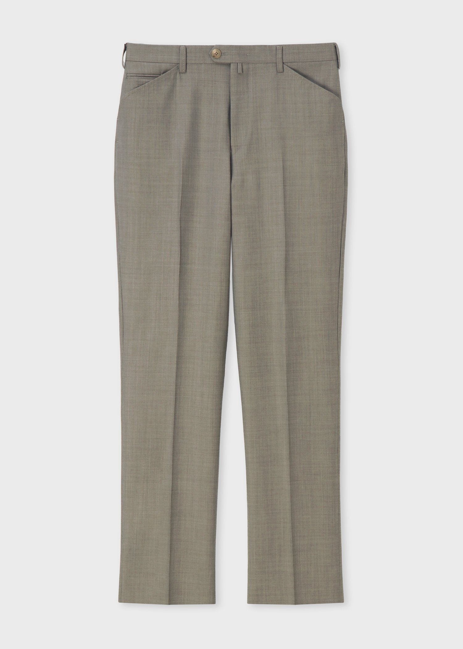 ウールシャークスキン ターンアップカフ スーツ