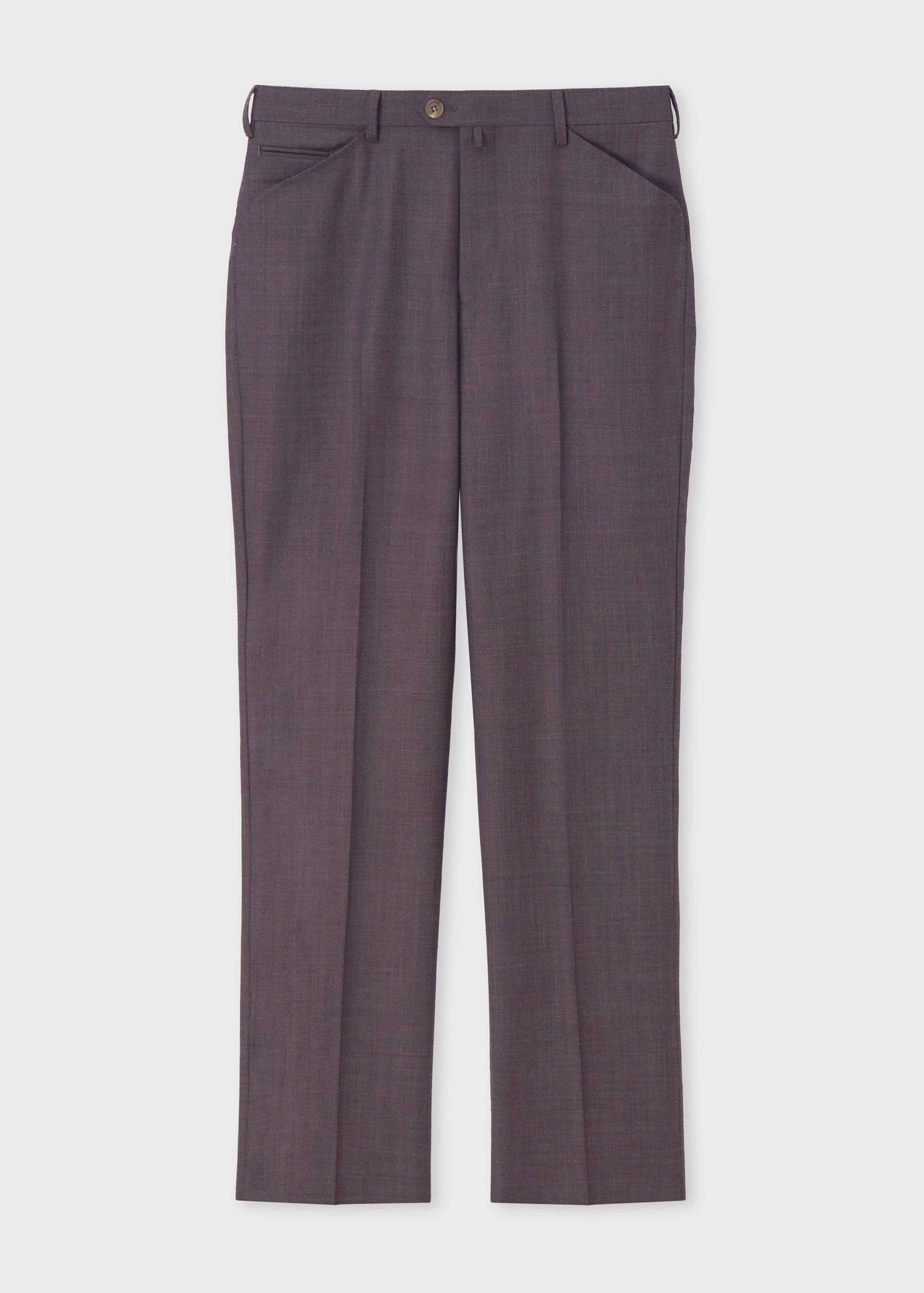 ウールシャークスキン ターンアップカフ スーツ