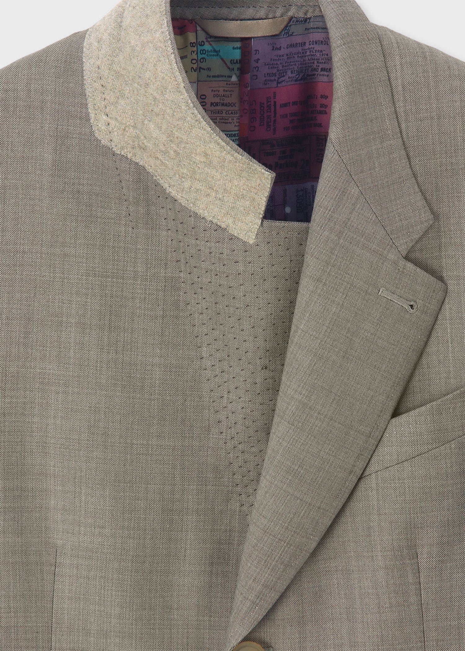 ウールシャークスキン ターンアップカフ スーツ