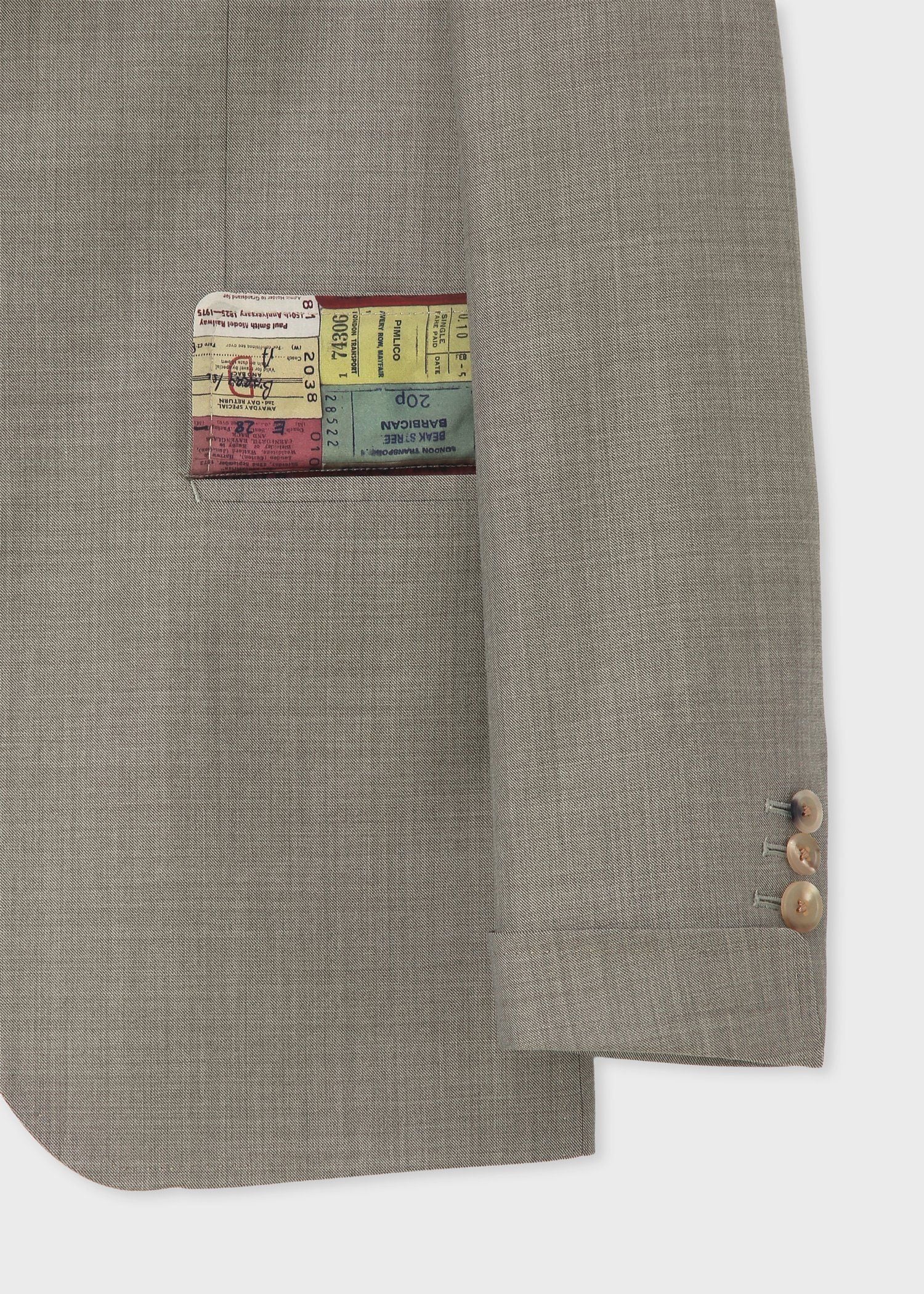 ウールシャークスキン ターンアップカフ スーツ