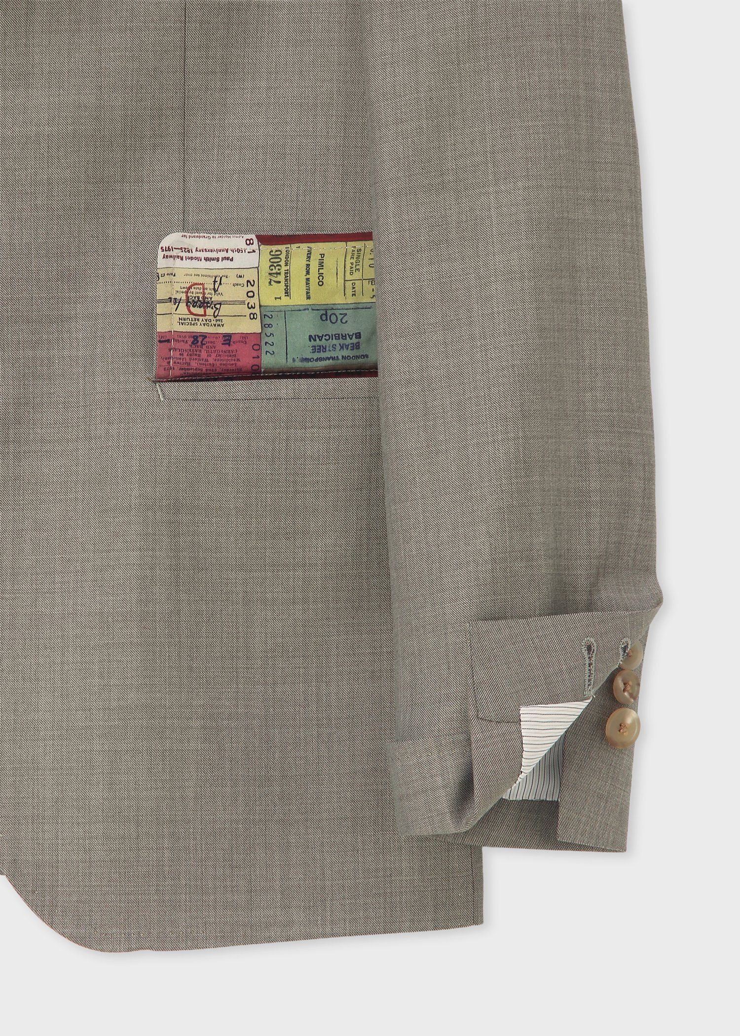 ウールシャークスキン ターンアップカフ スーツ