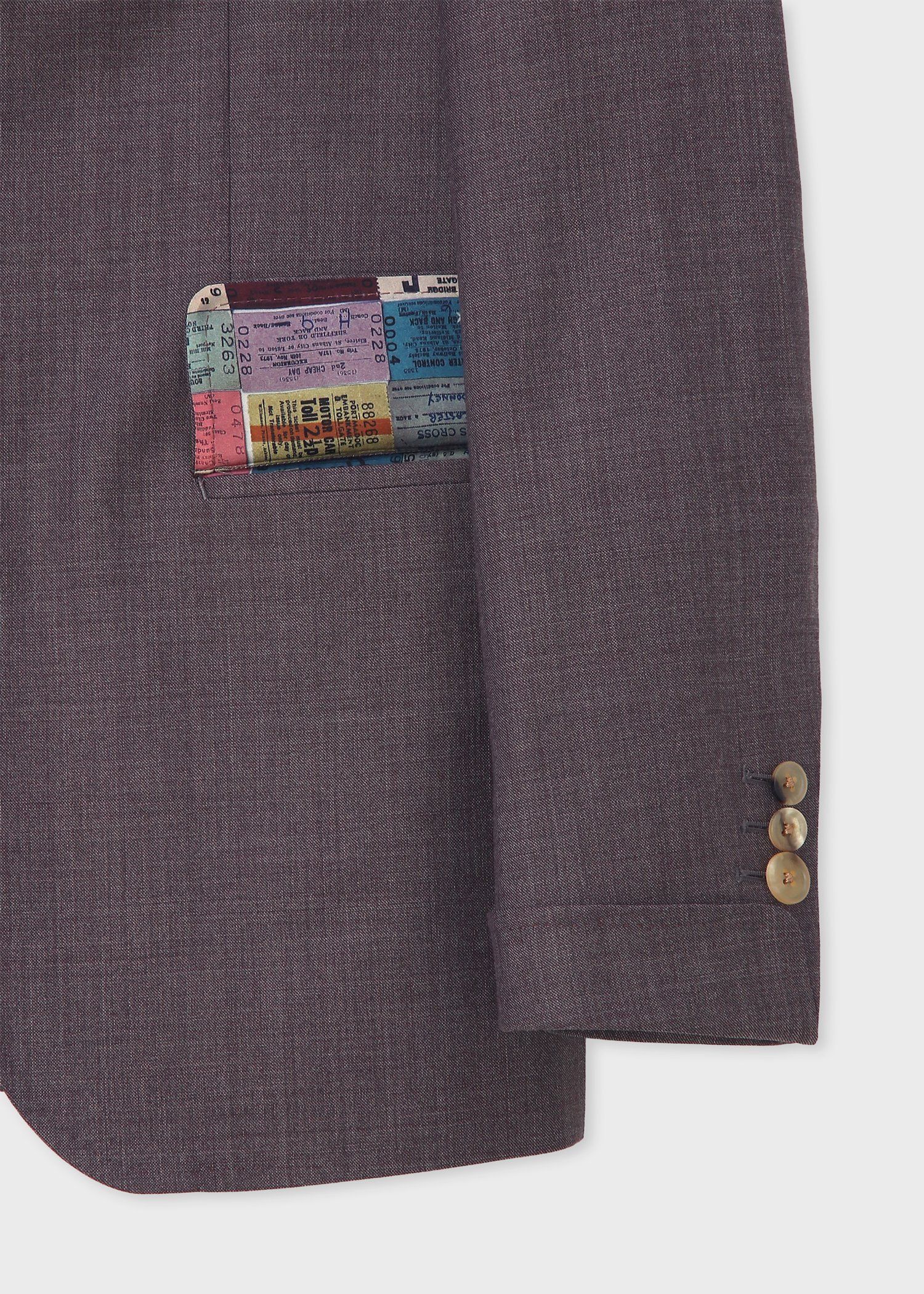 ウールシャークスキン ターンアップカフ スーツ