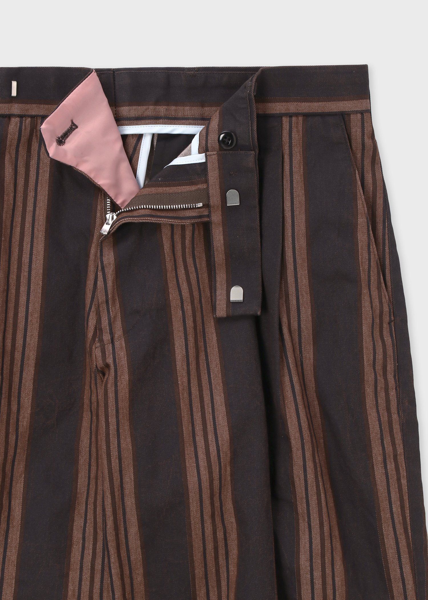 ボールドミックスストライプ 2タックショーツ