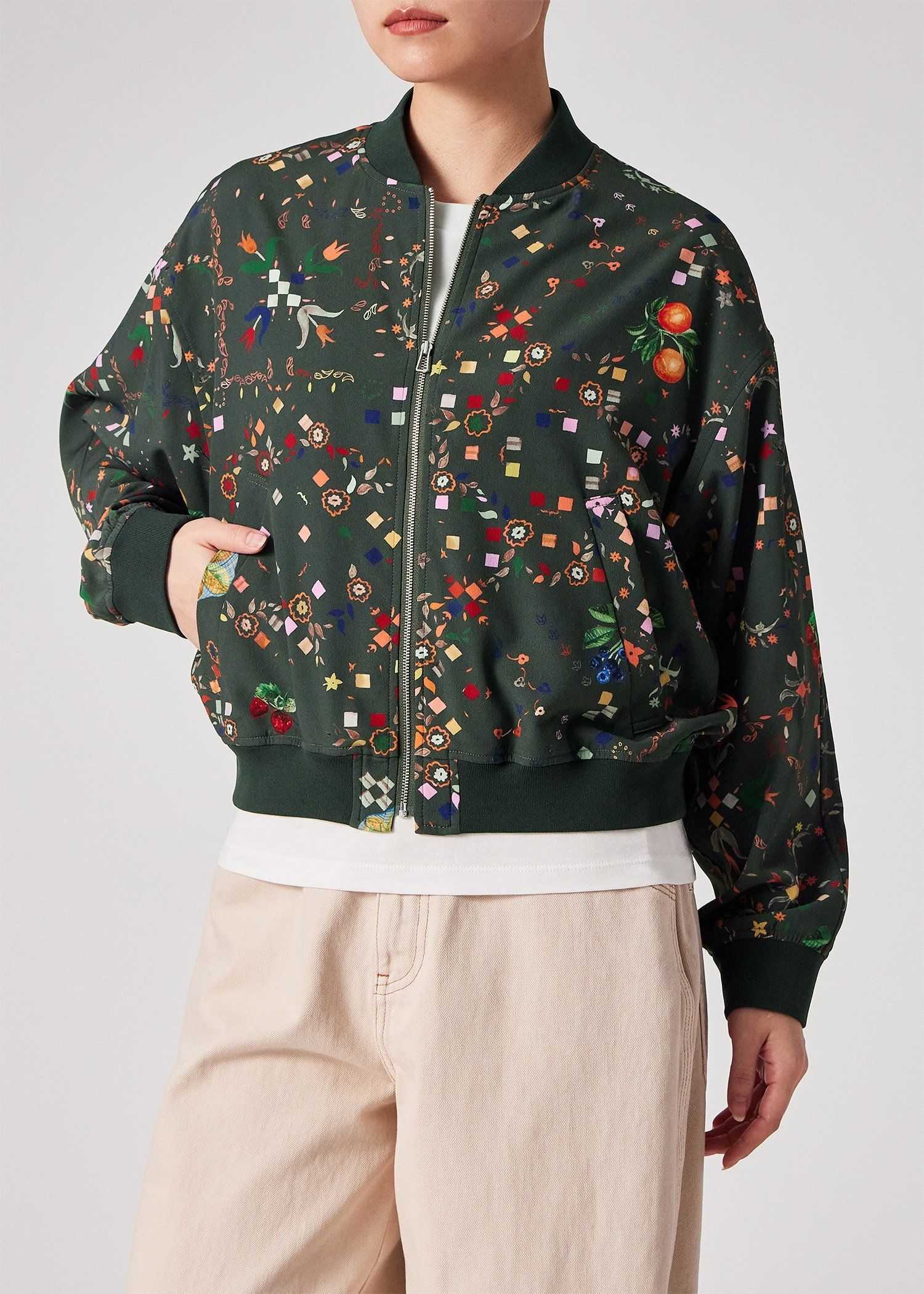 ウィメンズ "Keepsake"プリント ブルゾン