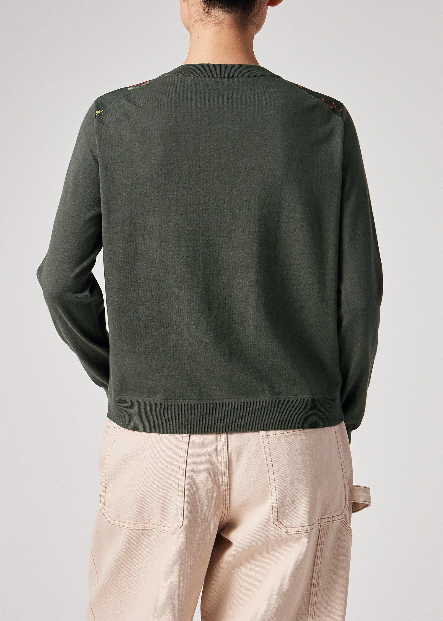 ウィメンズ "Keepsake" プリントコンビ カーディガン