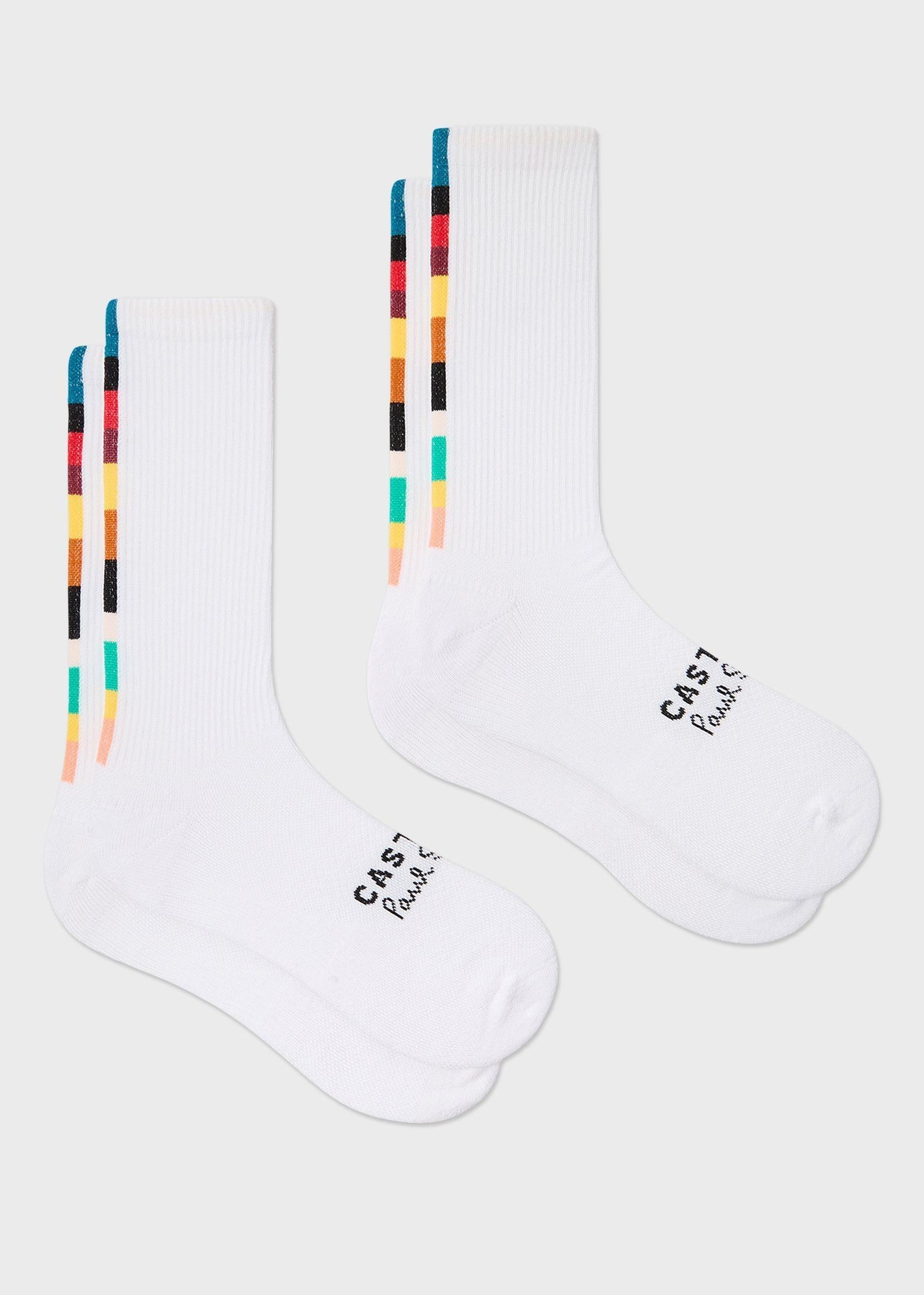 Paul Smith ＋ Castore 2Pack テクニカル クルーソックス