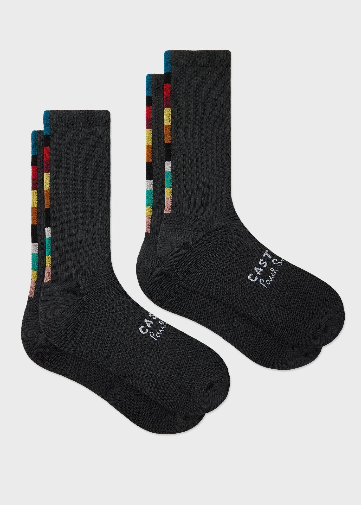 Paul Smith ＋ Castore 2Pack テクニカル クルーソックス