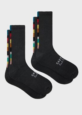 Paul Smith ＋ Castore 2Pack テクニカル クルーソックス